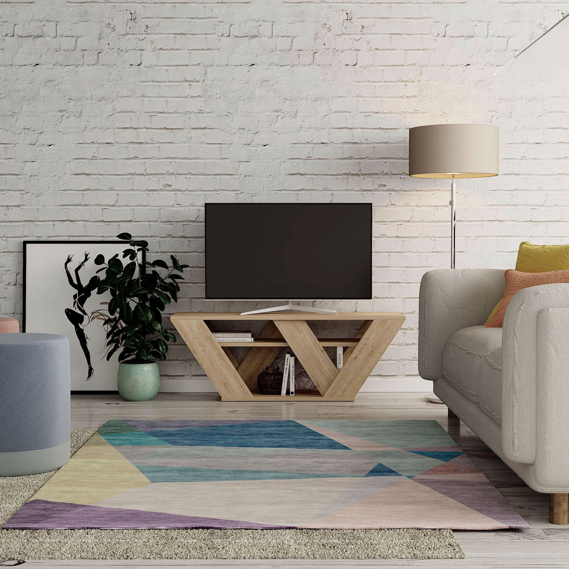 Decortie TV-Schrank »Thales TV Schrank«, (Packung), Einfache Montage,Platzsparend