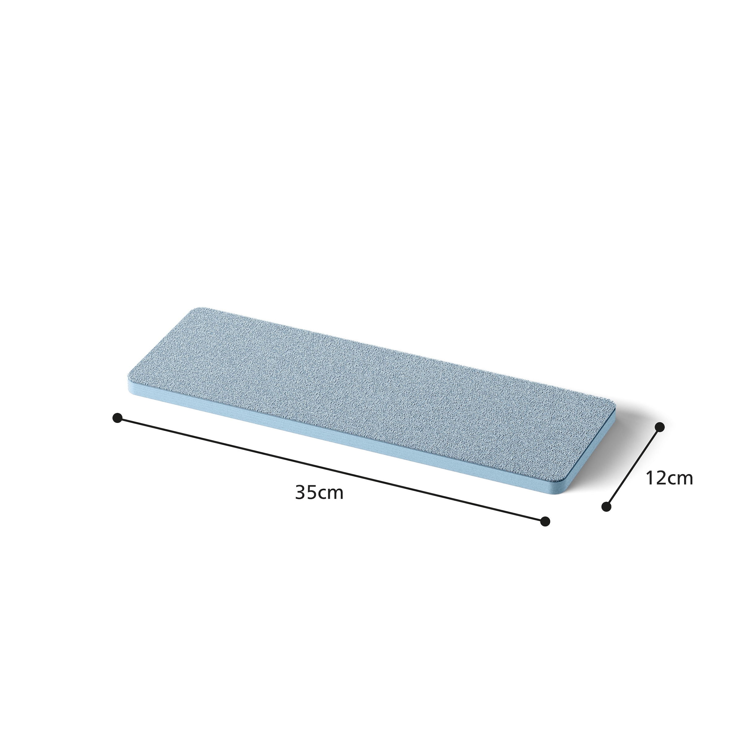 Philips Mikrofaserpad »OneUp Ersatzpad XV1884/10« (Mikrofaser 12 cmx35 cm 1 Stk. tlg. Speziell für Echtholz, Parkett und Linoleum entwickelt