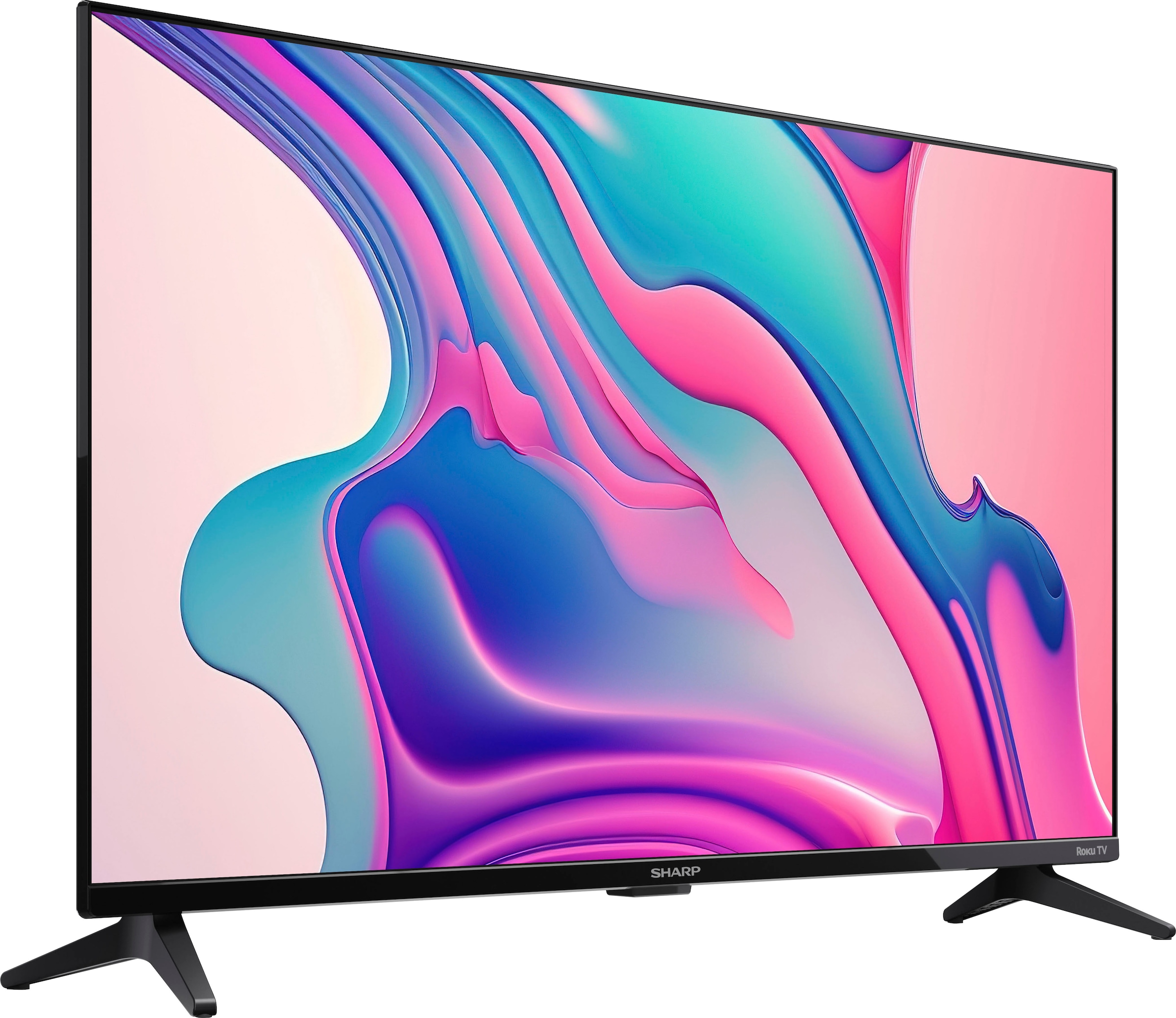 Sharp LED-Fernseher, 81 cm/32 Zoll, HD-ready, Smart-TV, Roku TV nur in Deutschland verfügbar, Rahmenlos, HDR10, Dolby Digital