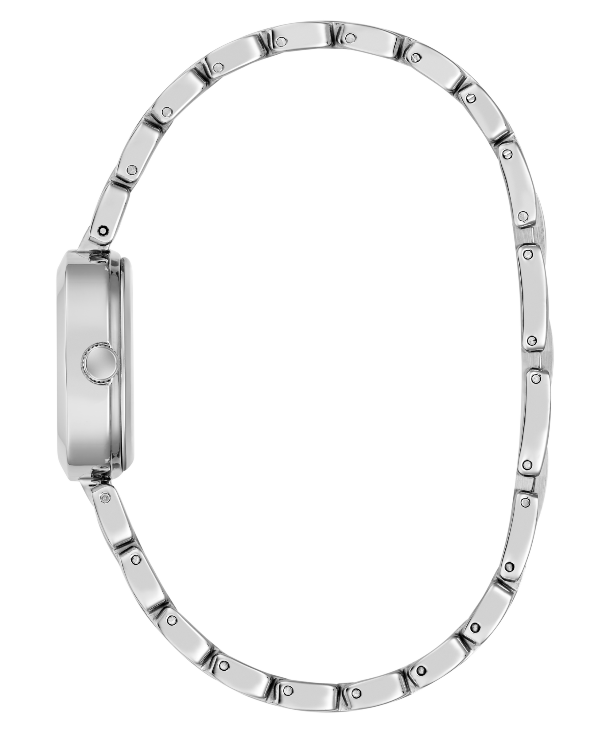 Guess Quarzuhr »HAZEL« Armbanduhr, Damenuhr, Edelstahlarmband, analog