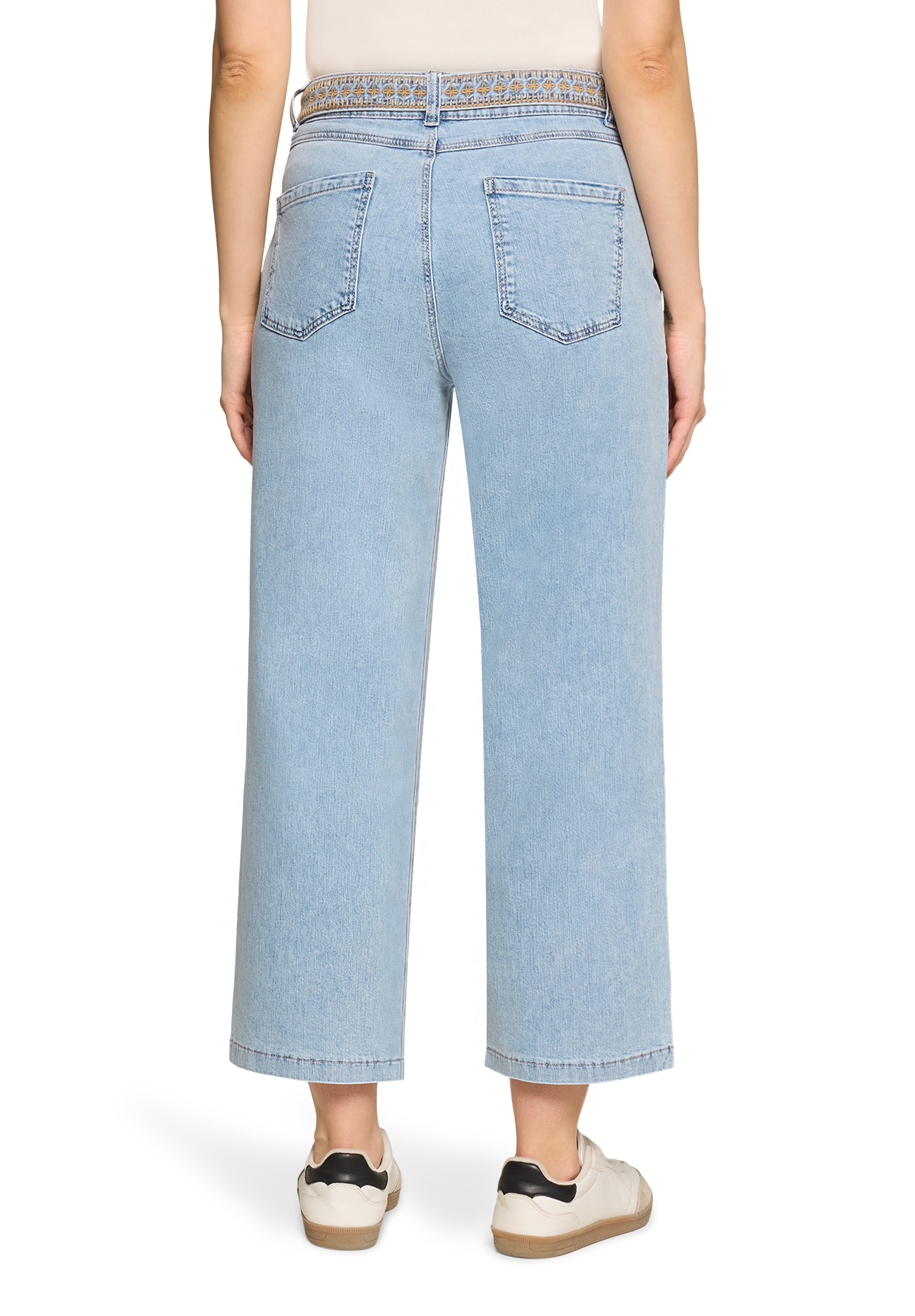 Cartoon Webhose »Sommerjeans mit Stickerei«