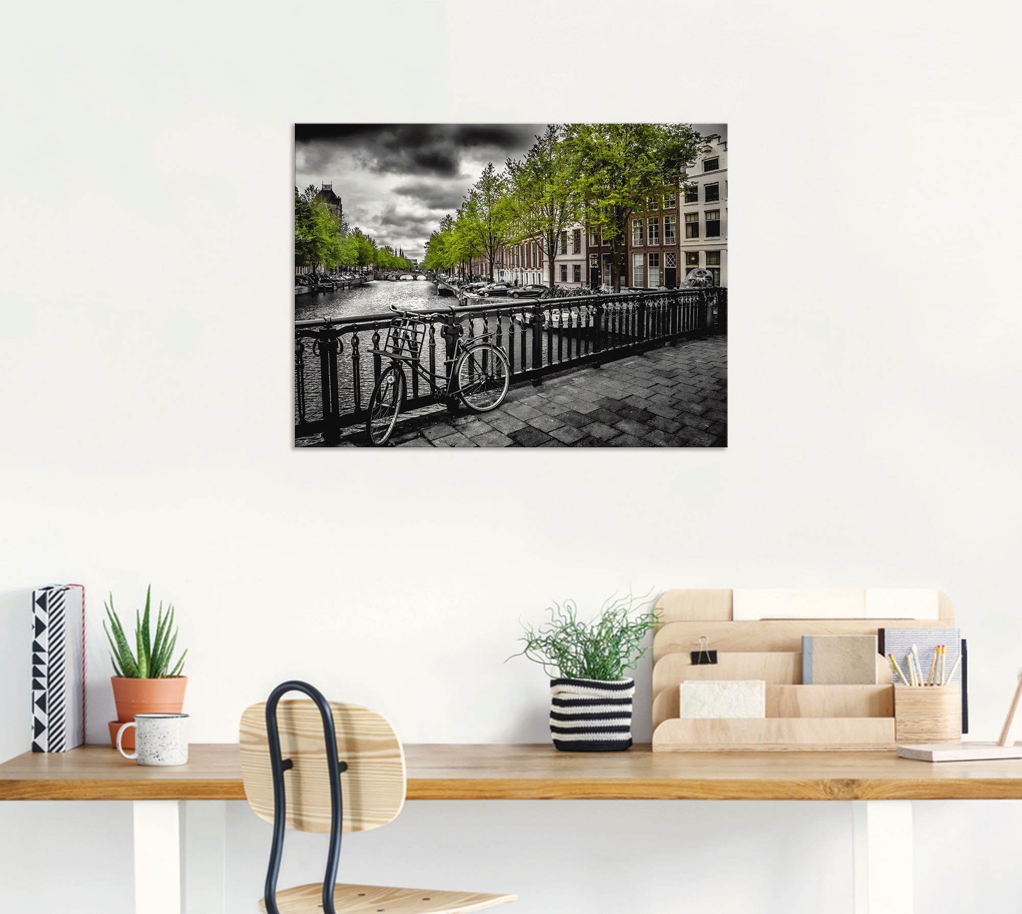 Artland Wandbild »Amsterdam Keizergracht II«, Niederlande, (1 St.), als Alubild, Outdoorbild, Leinwandbild, Wandaufkleber, versch. Größen