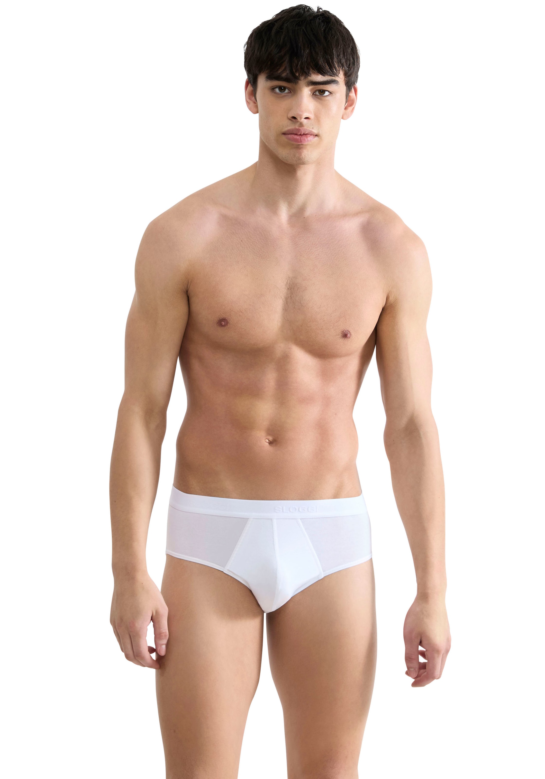 sloggi Midislip »Men 24/7« 2er Pack,  weich, atmungsaktiv, ohne Eingriff, Softbund, Baumwollmix