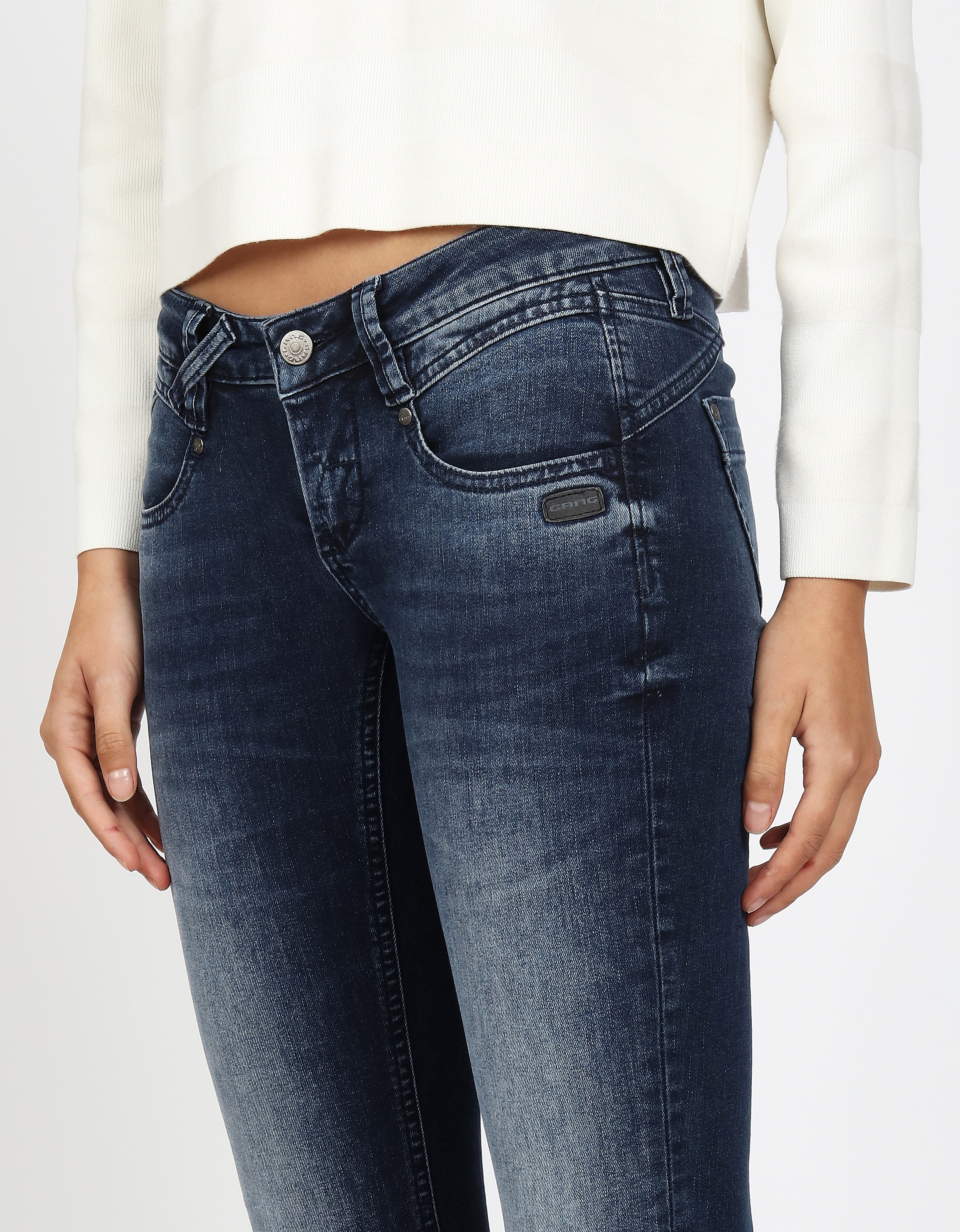 GANG Skinny-fit-Jeans »94NENA« mit modischer Waschung