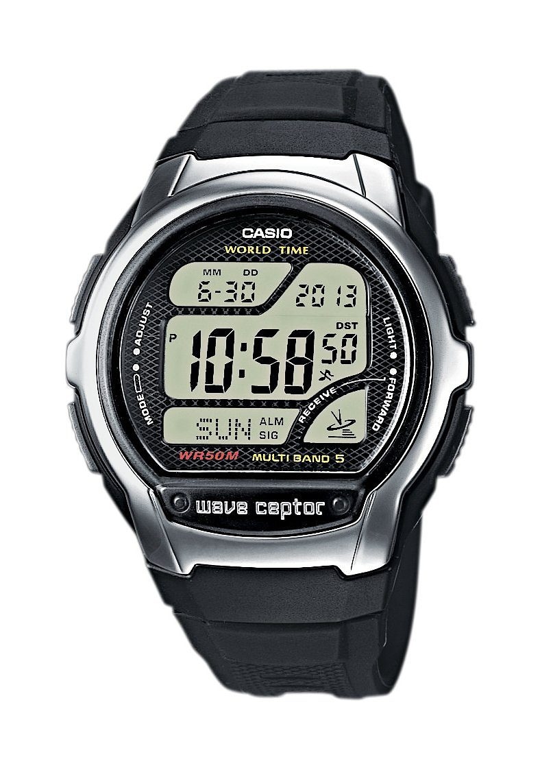 Casio Funk Funkchronograph »WV-58R-1AEF«, Quarzuhr, Armbanduhr, Herren, digital, Stoppfunktion