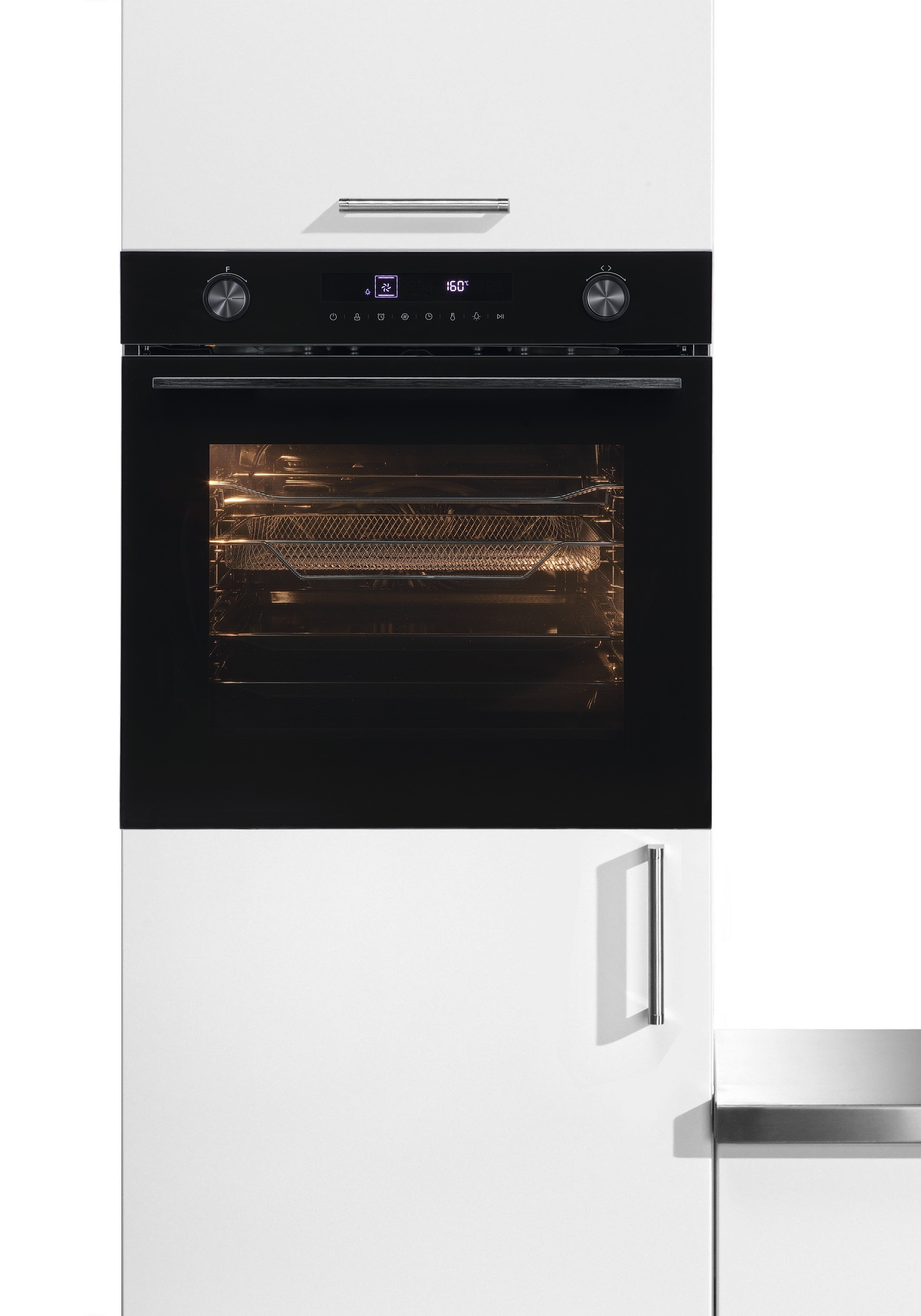 Hanseatic Einbaubackofen »HBO7212A1« AirFry Funktion - die gesündere Alternative zur Fritteuse