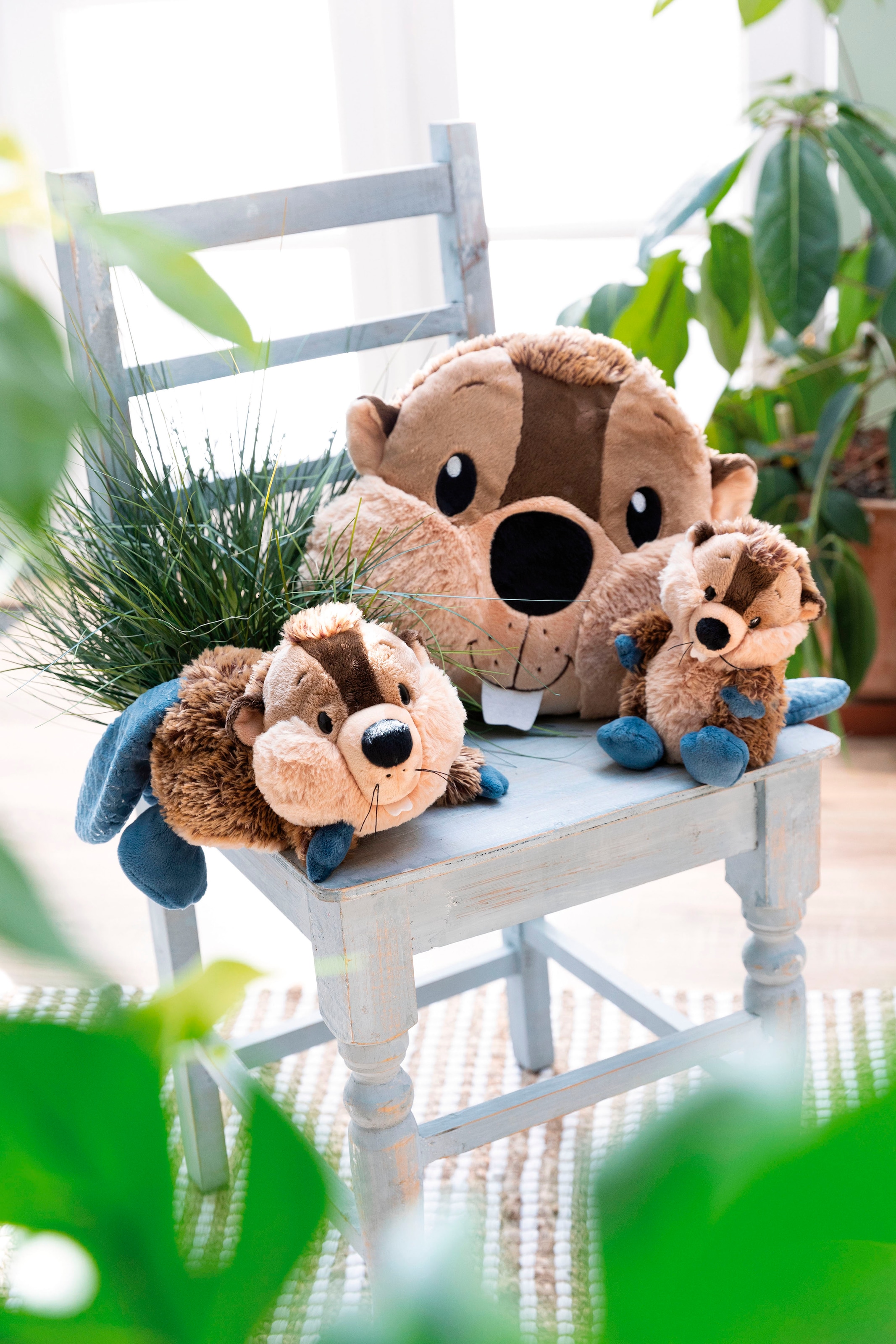 Nici Kuscheltier »Forest Friends, Kissen Biber Harry Woodsnacker figürlich 32x27 cm«, enthält recyceltes Material