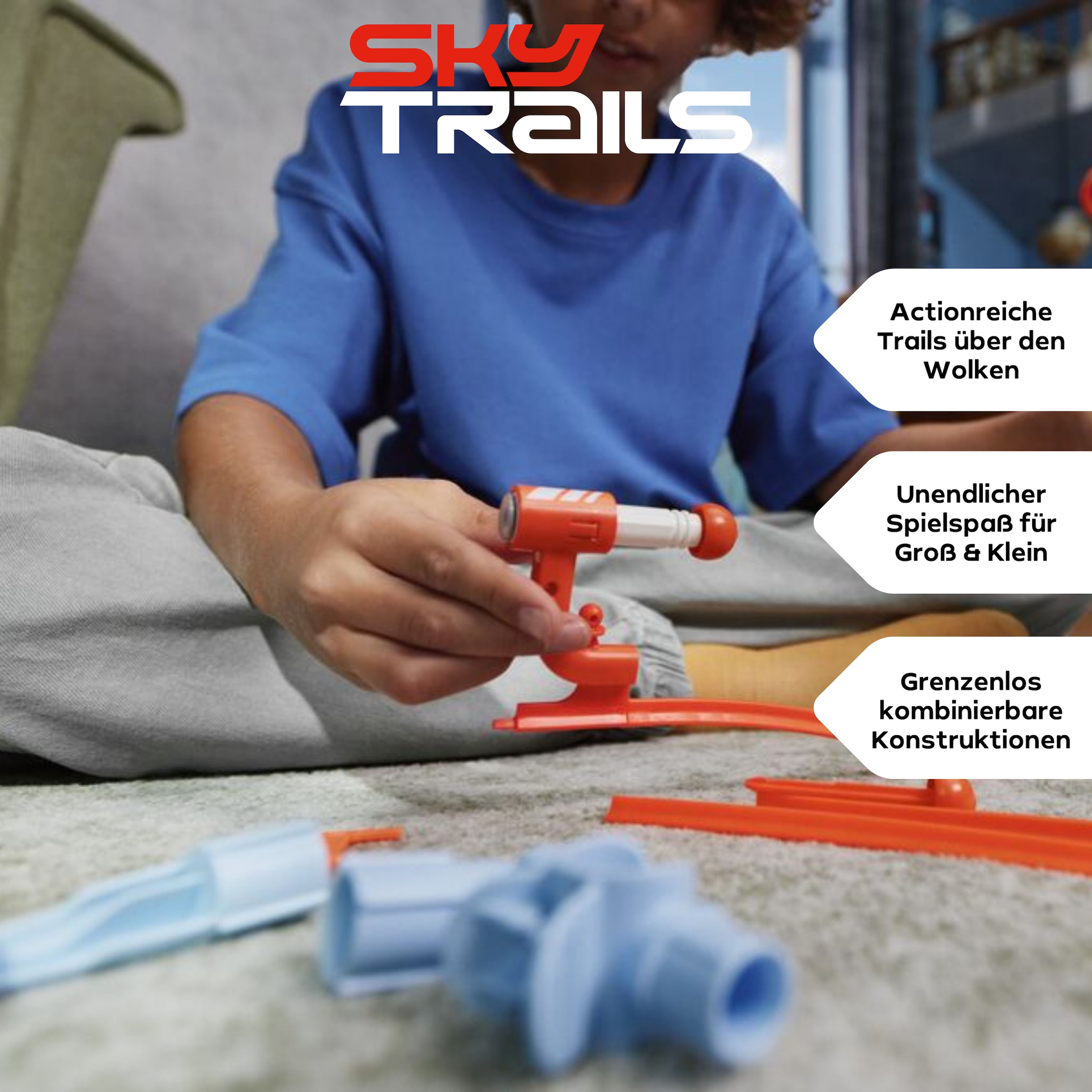 Playmobil® Konstruktions-Spielset »Track Blaster a1 (71973), Sky Trails«, (20 St.), Made in Europe
