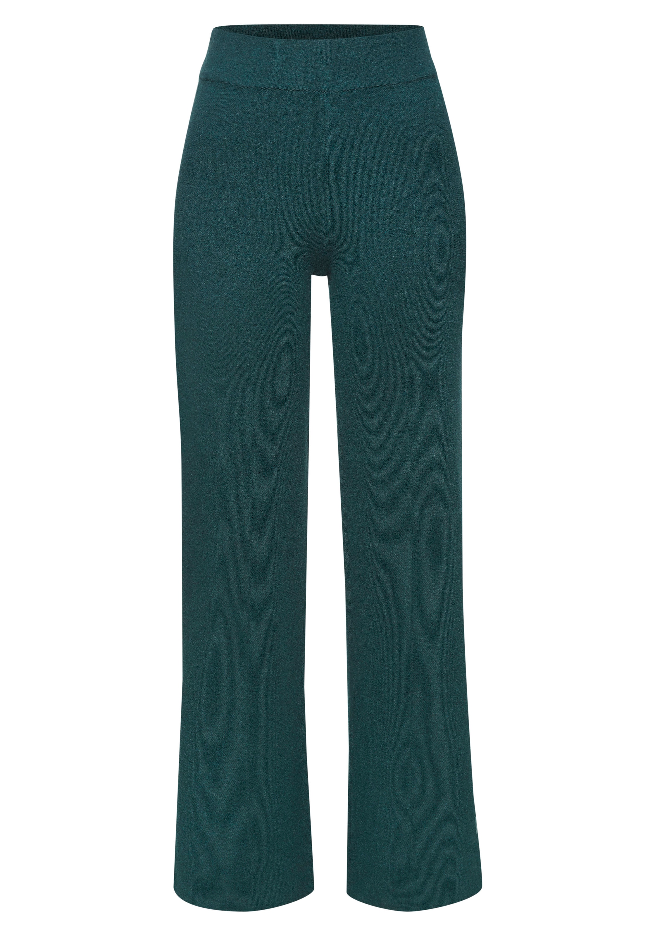 Elbsand Strickhose, mit weitem Bein und eingestricktem Logo, Loungewear