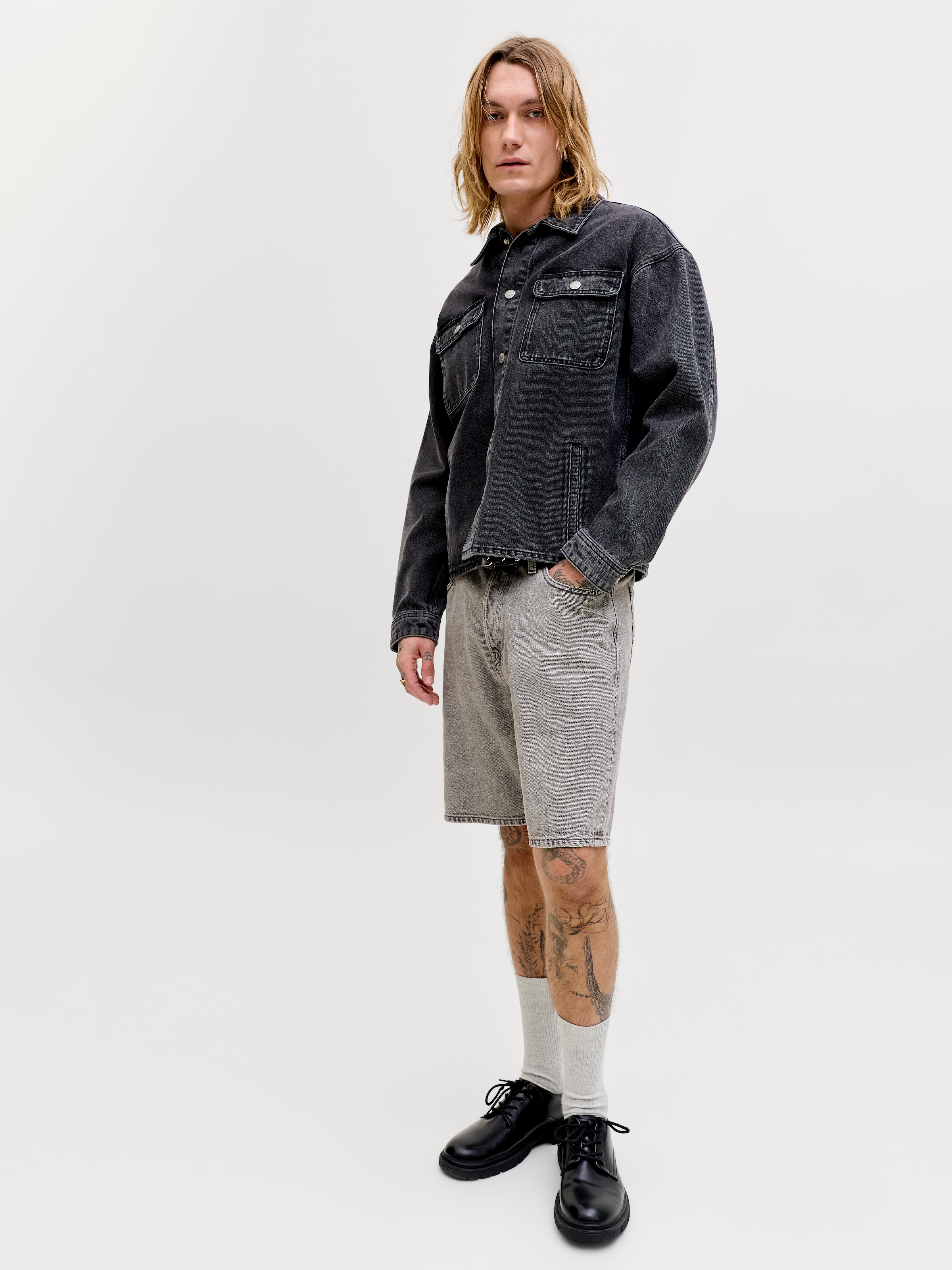 Jack & Jones Jeansshorts »JJITONY JJORIGINAL SHORTS AM 460 SN« Baumwollmischung, relaxed fit