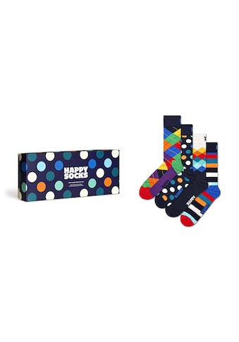 Happy Socks Socken »Multi-Color Socks Gift Set«, (Packung, 4 Paar)