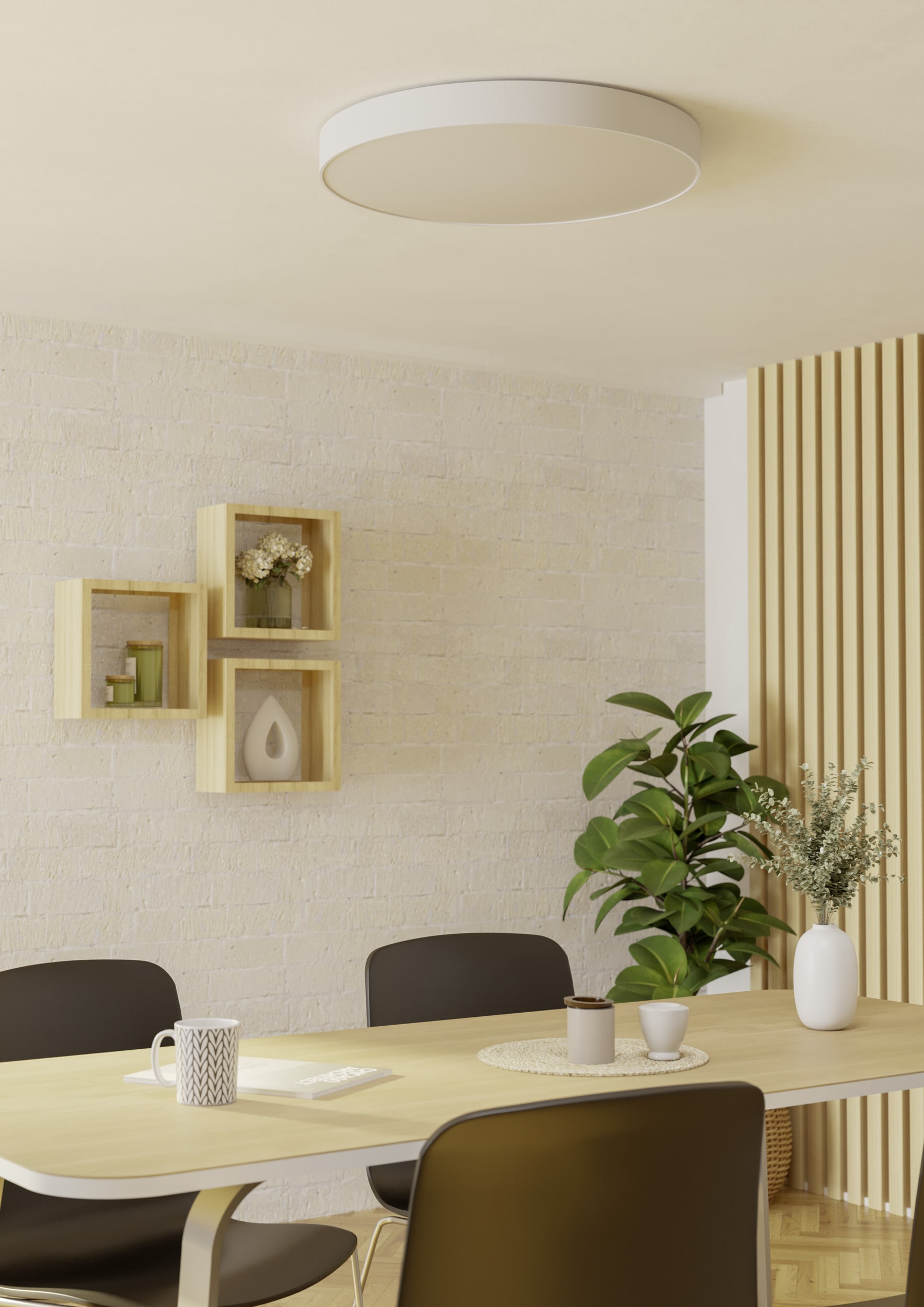 EGLO LED Deckenleuchte »GALLIZZI-Z Deckenlampe - Kunststoff - LED - 36,5W - IP20« LED-Modul 1 Stk. Kaltweiß | Neutralweiß | RGB | Warmweiß Wohzimmerlampe, Esszimmerlampe, Flur, Schlafzimmer, H7 x Ø69 cm