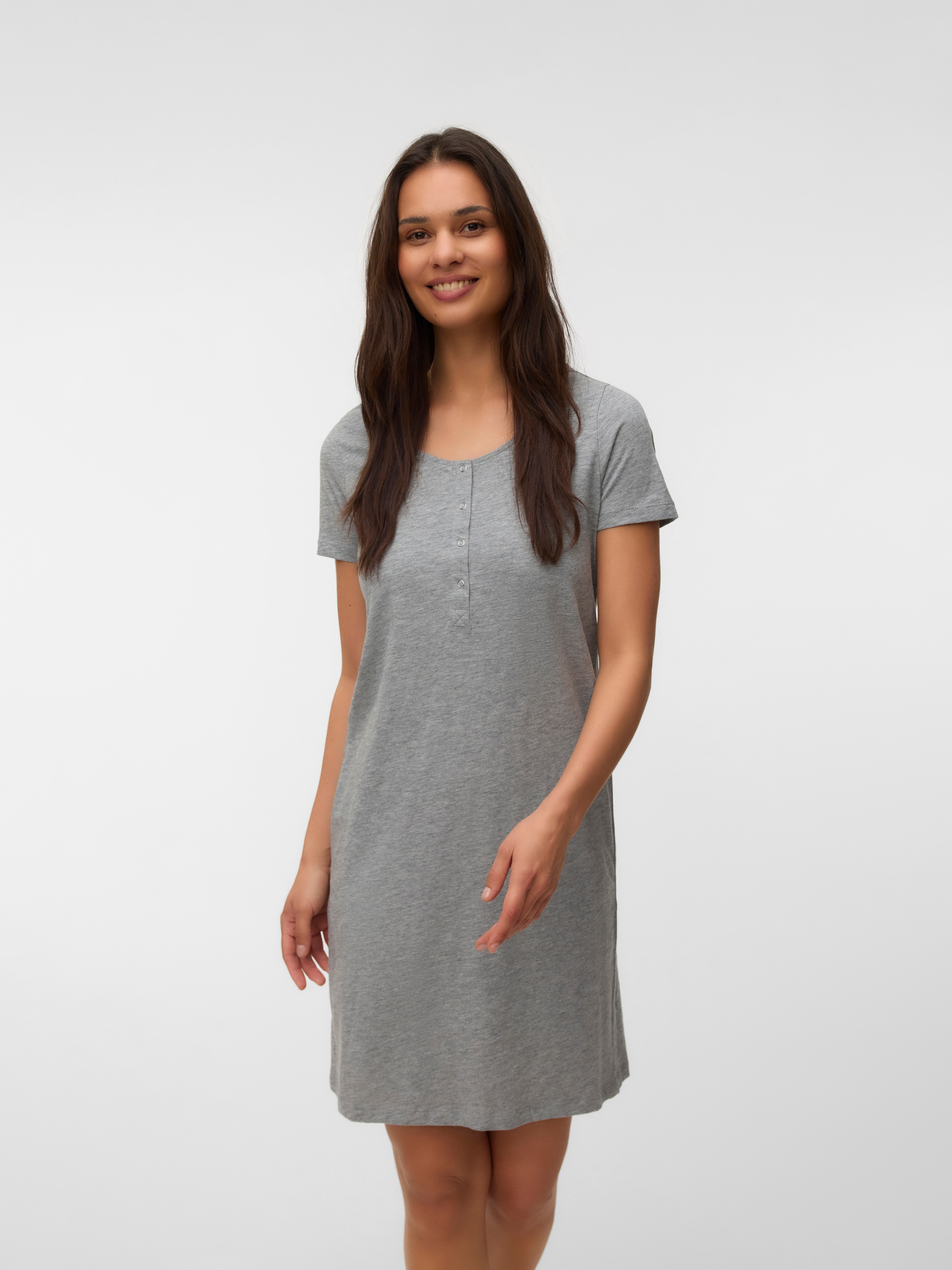Mamalicious Umstandsnachthemd »MLMIRA JRS NIGHTGOWN 2F 2-P NOOS« Packung, 2 tlg.