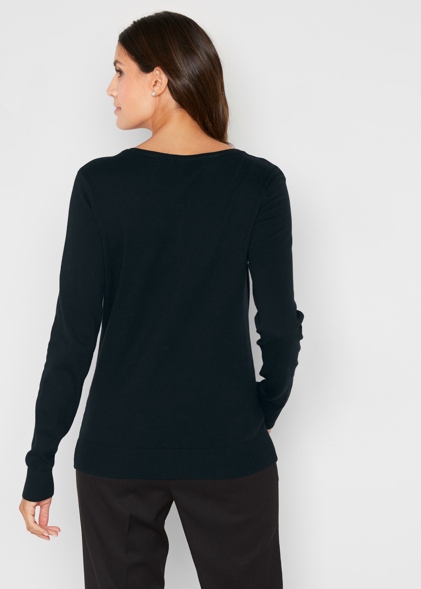 bonprix Strickjacke »Enge Feinstrickjacke« Enge Feinstrickjacke