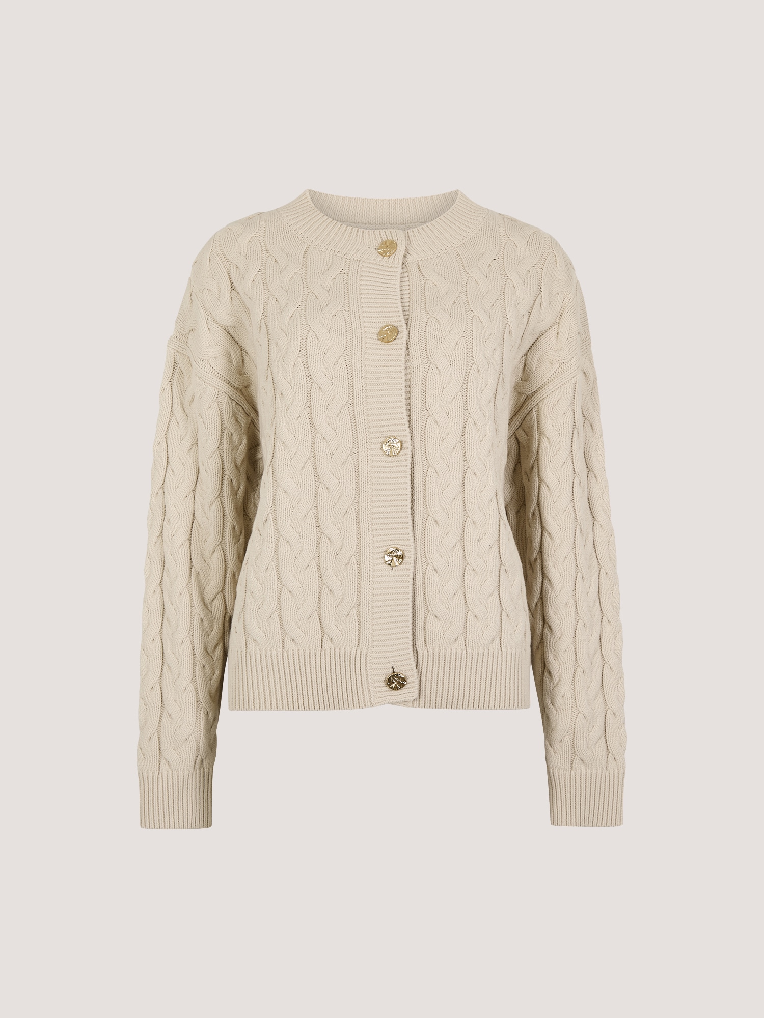 Apricot Cardigan »Strickjacke« und Zopfmuster