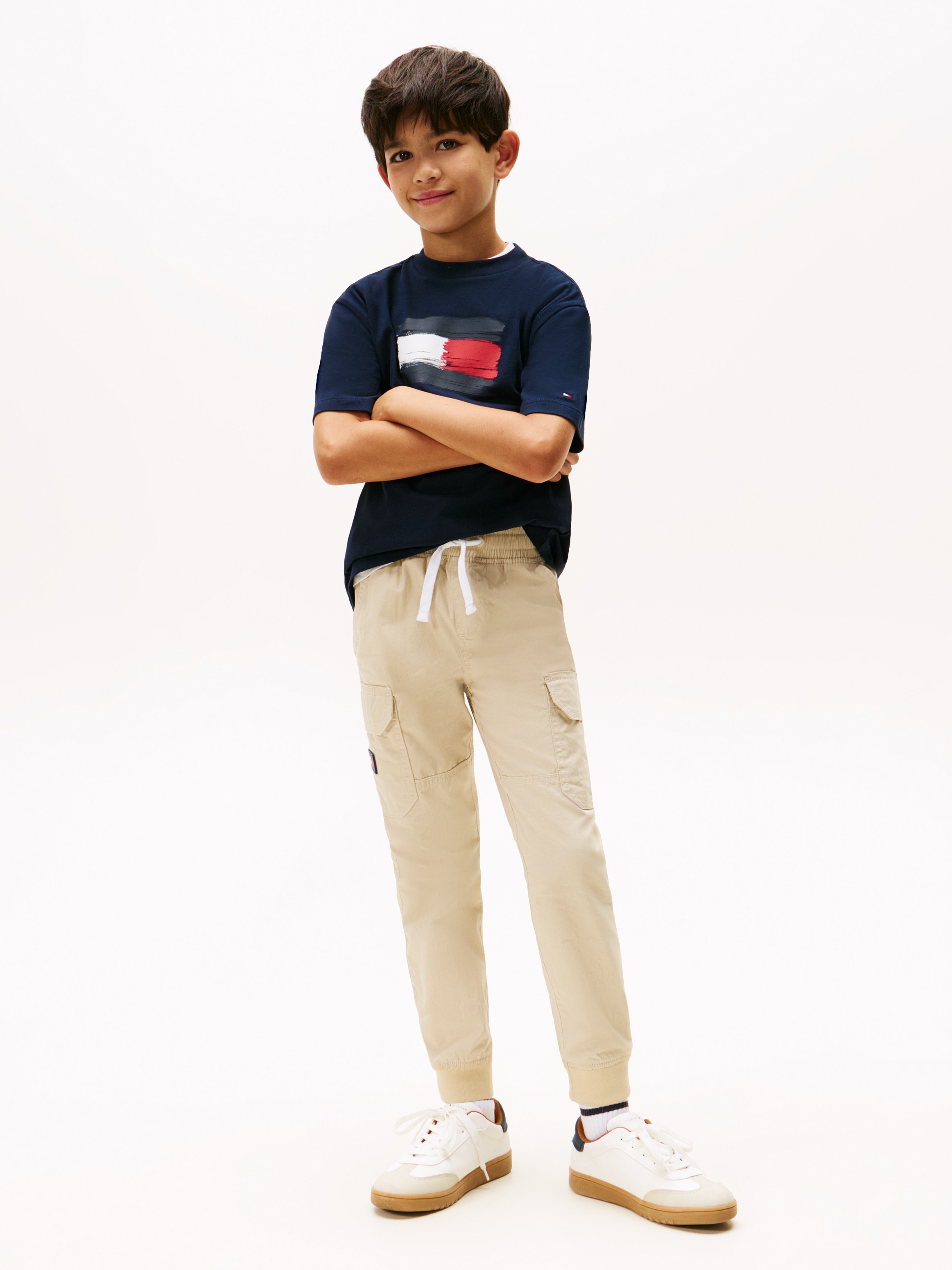 Tommy Hilfiger T-Shirt »FLAG ARCHIVE TEE SS«, Kinder bis 16 Jahre