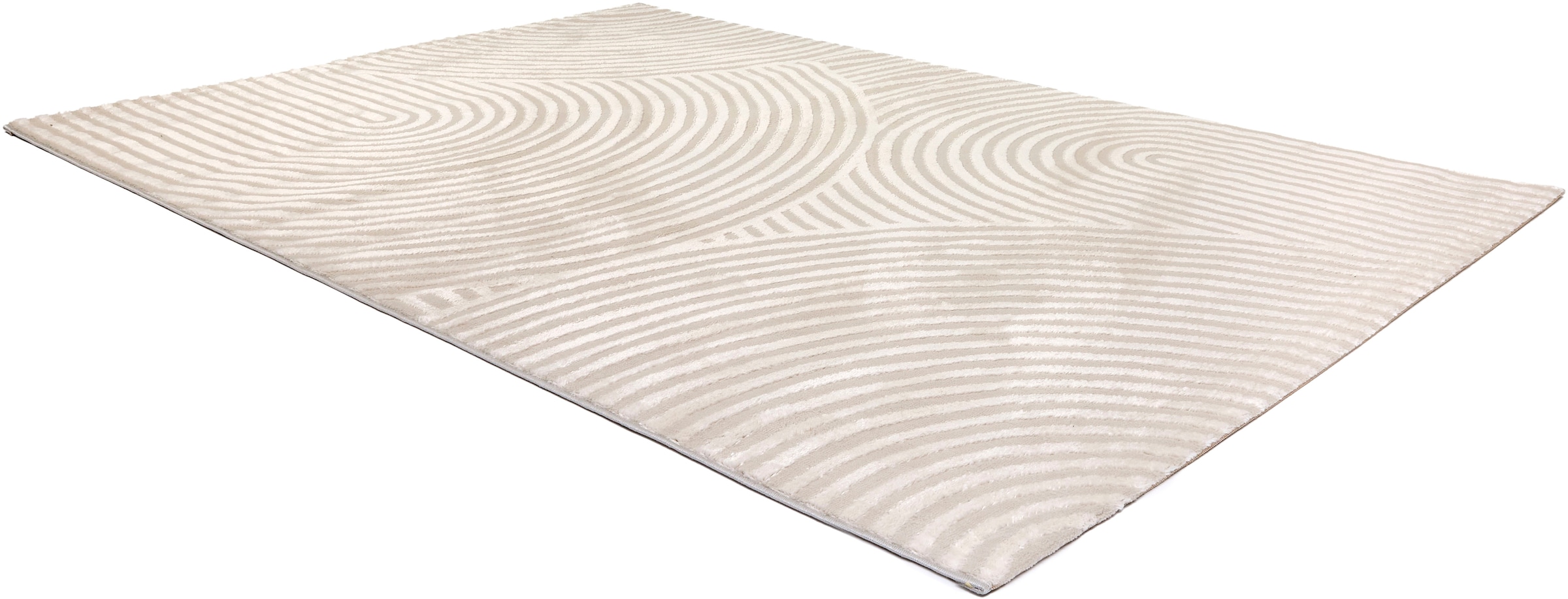 ASTRA Teppich »Jules 253« rechteckig 8 mm Höhe Hoch Tief Struktur, Kurzflor, Wohnzimmer, Schlafzimmer