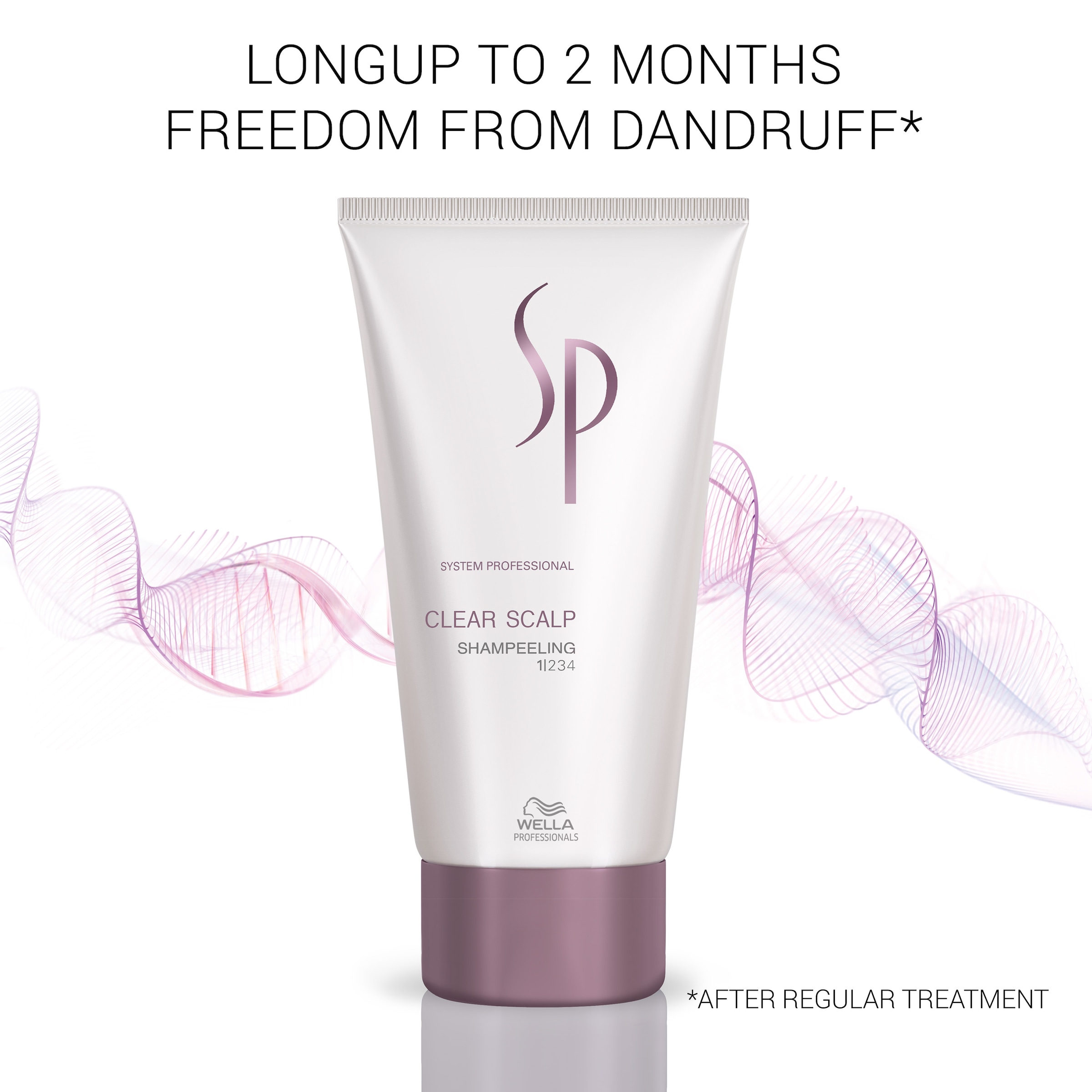 Wella SP Haarshampoo »Clear Scalp Shampeeling« tiefenwirkende Reinigung, gegen Schuppen, hilft bei Juckreiz