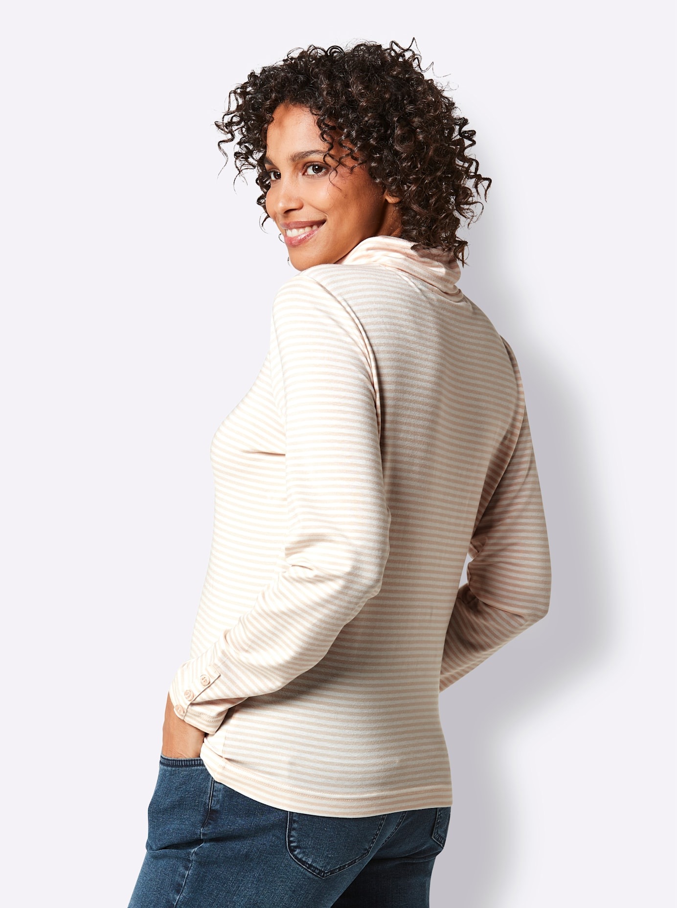 CREATION L PREMIUM Rollkragenshirt »Lyocell-Shirt«, (1 tlg.)