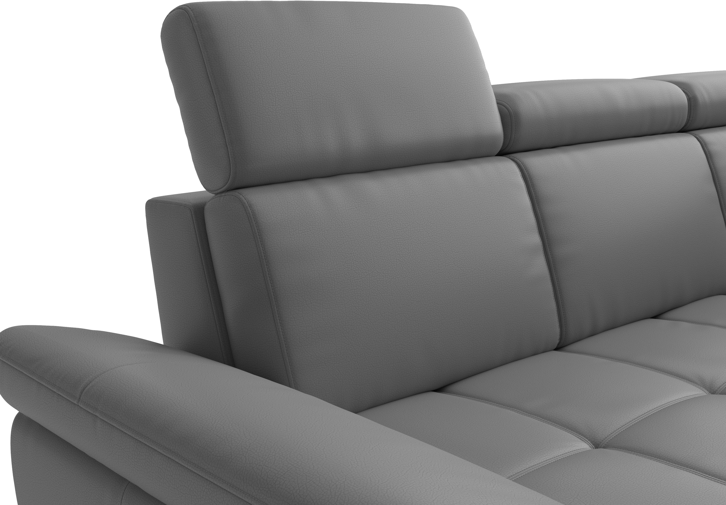 sit&more Ecksofa »Vanity L-Form, Leder, B: 264 cm, mit Sitz-, Kopf u. Armteilverstellung« Couch optional mit Schlaffunktion & Bettkasten, in Leder