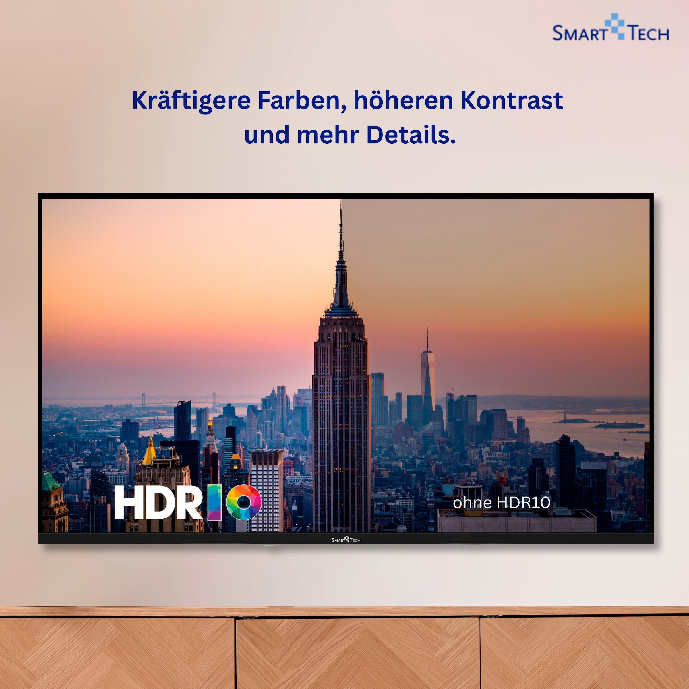 Smart Tech LED-Fernseher »24HH01V« 60 cm/24 ″ HD ready Smart-TV