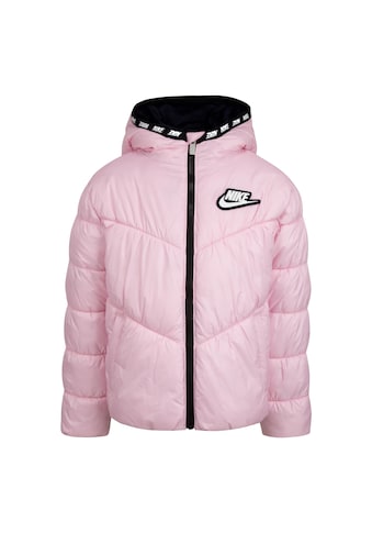 Steppjacke »CHEVRON SOLID PUFFER JACKET - für Kinder«, mit Kapuze