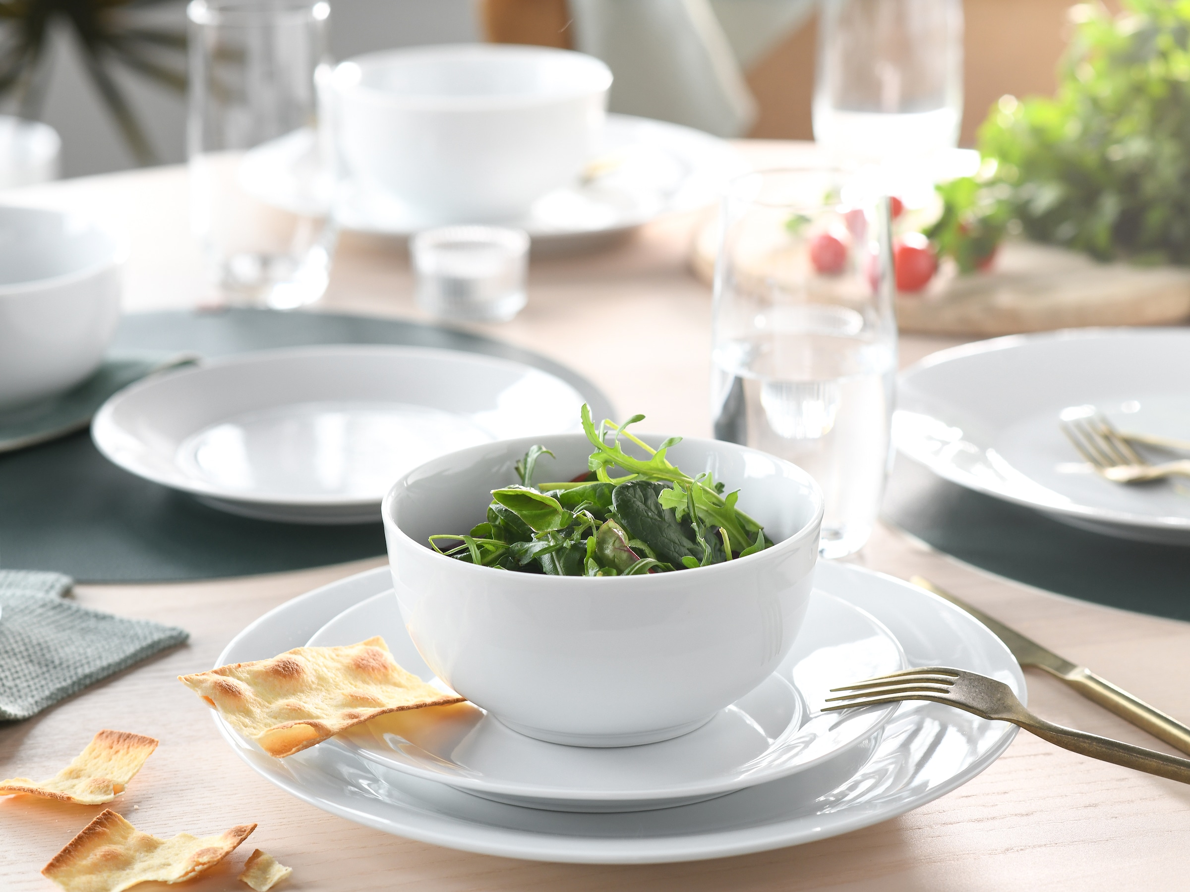 OTTO home Geschirr-Set »Babbette« Moderne Optik, Zeitloses Design, Beliebig kombinierbar