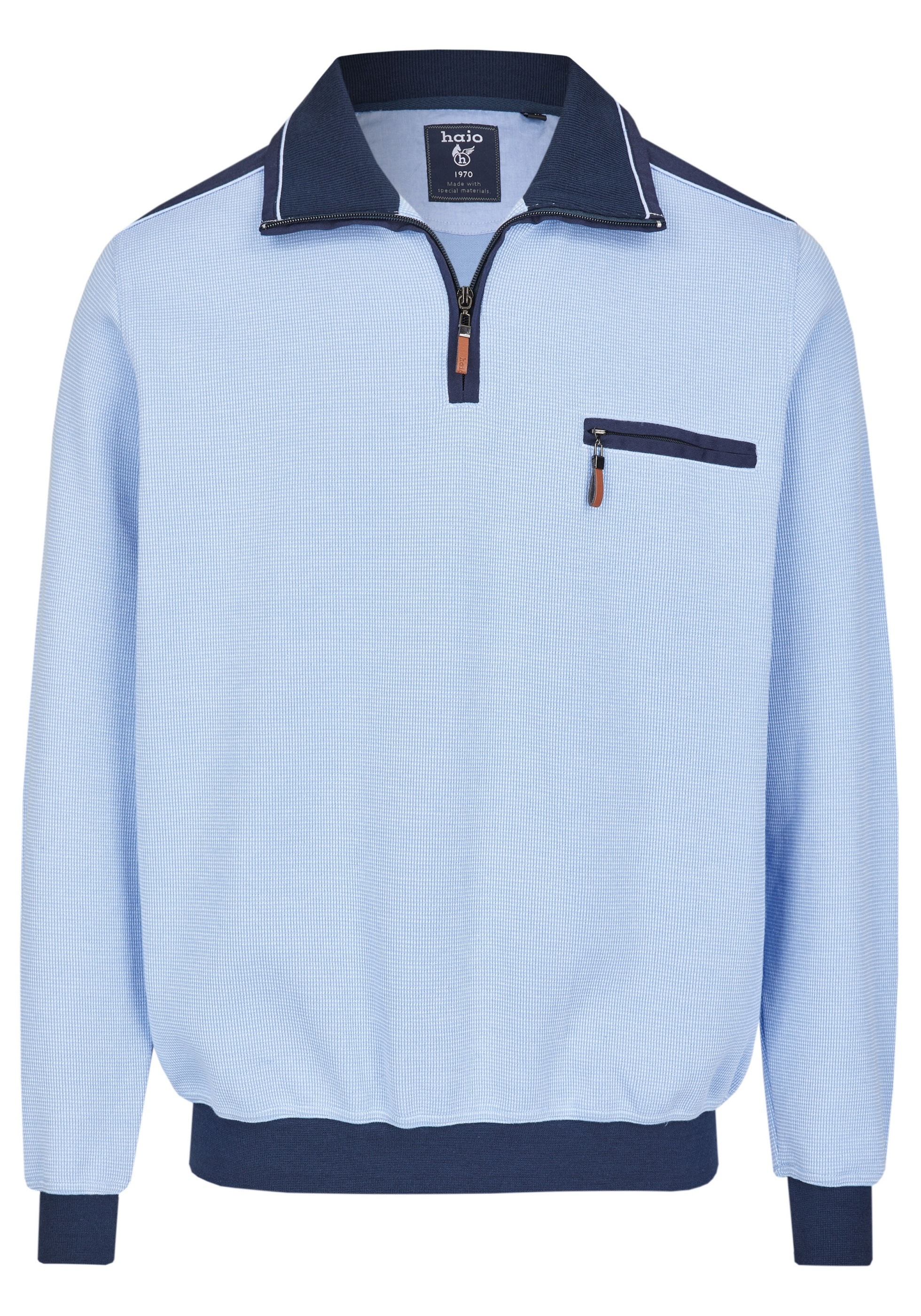 Hajo Sweatshirt, mit Troyerkragen