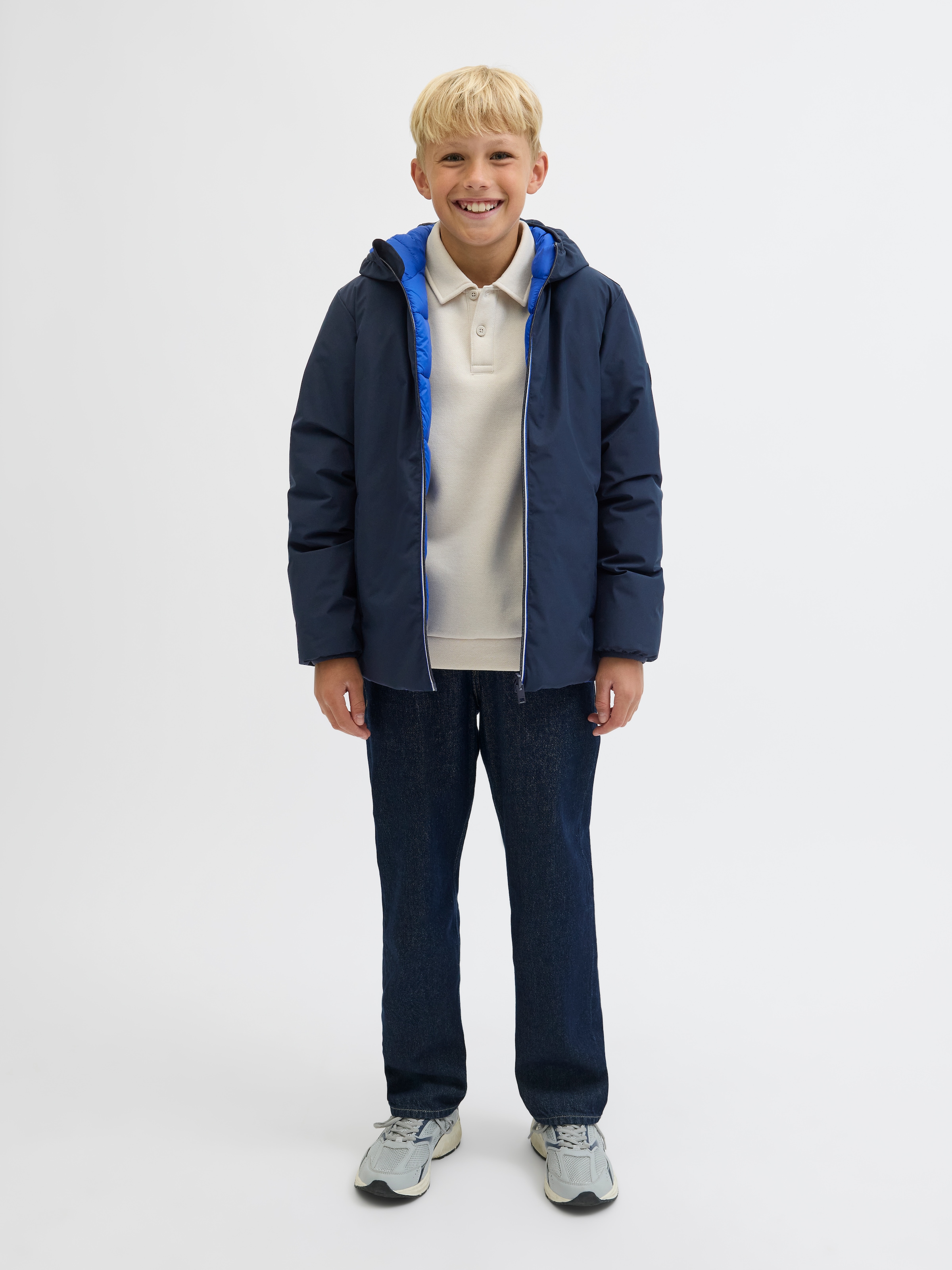 Jack & Jones Junior Outdoorjacke »JJEBROOK REVERSIBLE JACKET SN JNR«, mit Kapuze