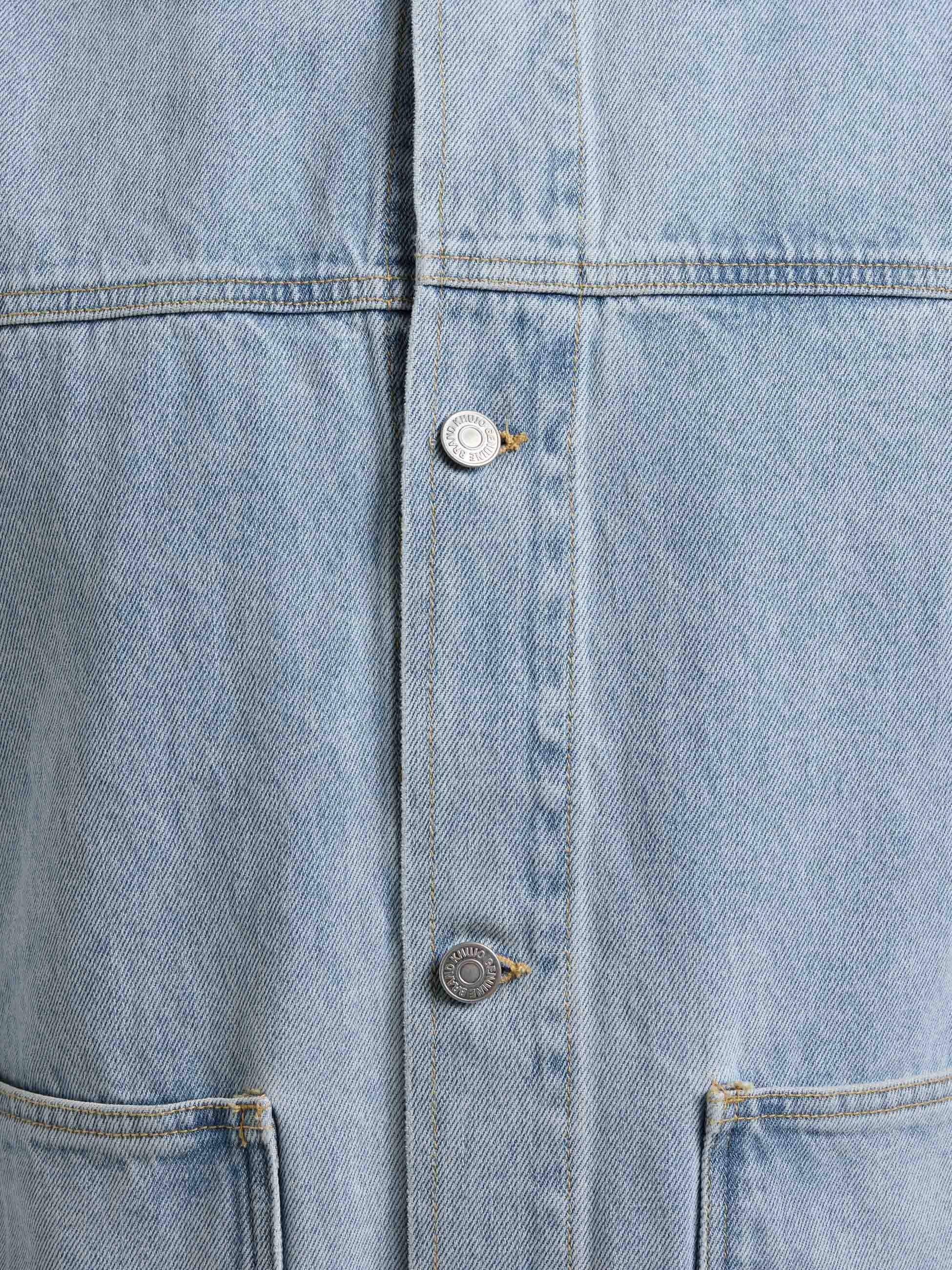 khujo Jeansjacke »Jeansjacke Barto« ohne Kapuze Modische Jacke in Jeans-Optik