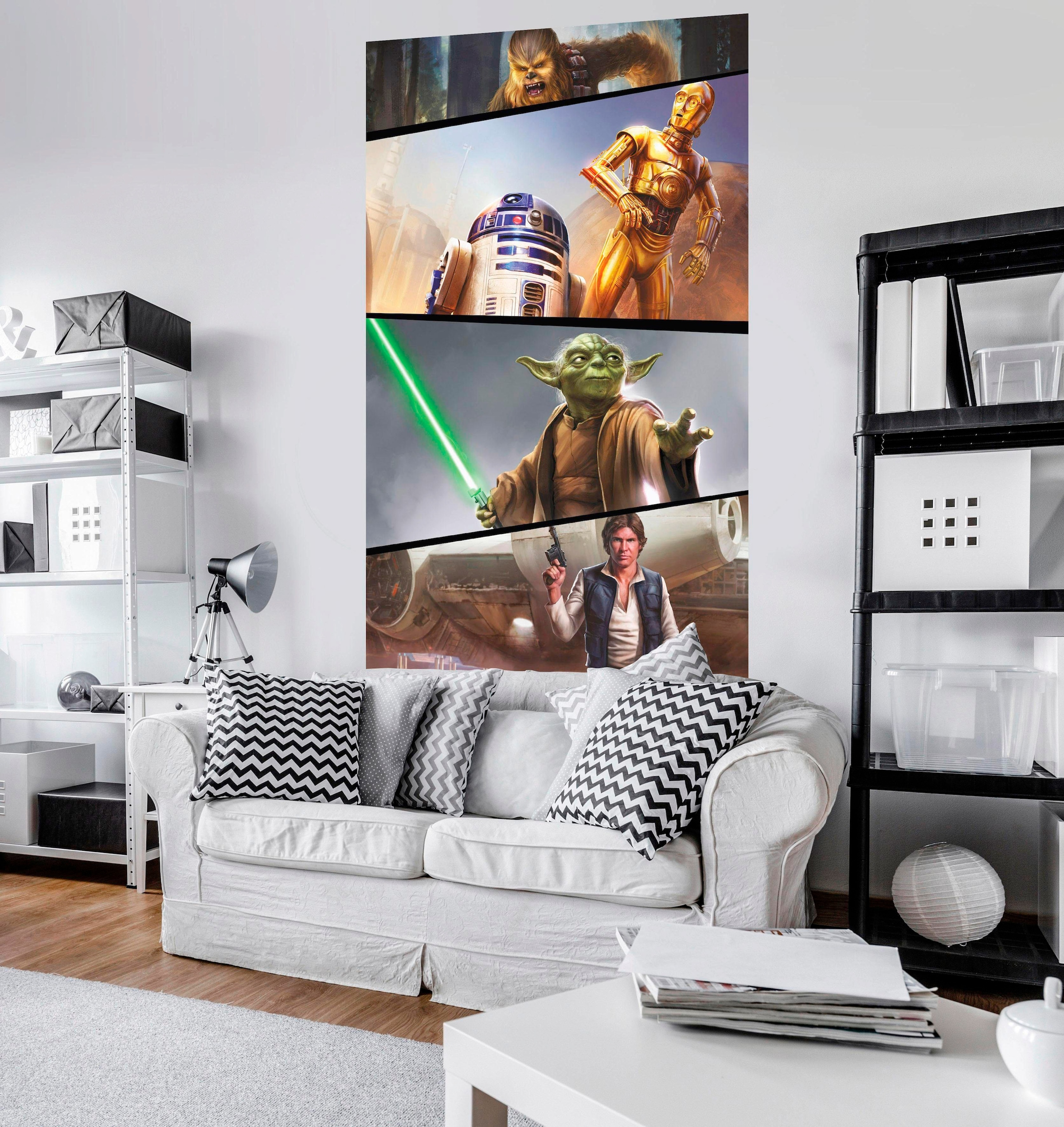 Komar Vliestapete »Digitaldruck Vlies - Star Wars Moments Rebels - Größe 120 x 200 cm«, bedruckt, Kinderzimmer