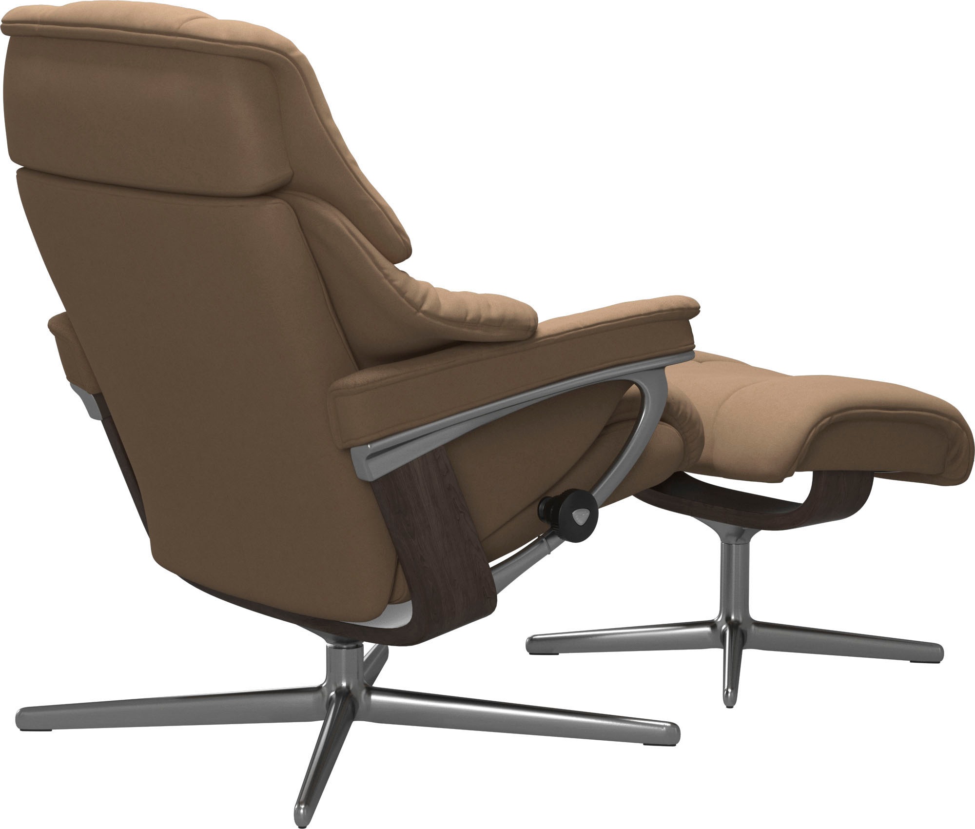 Stressless® Fußhocker »Reno« mit Cross Base, Größe S, M & L, Holzakzent Wenge