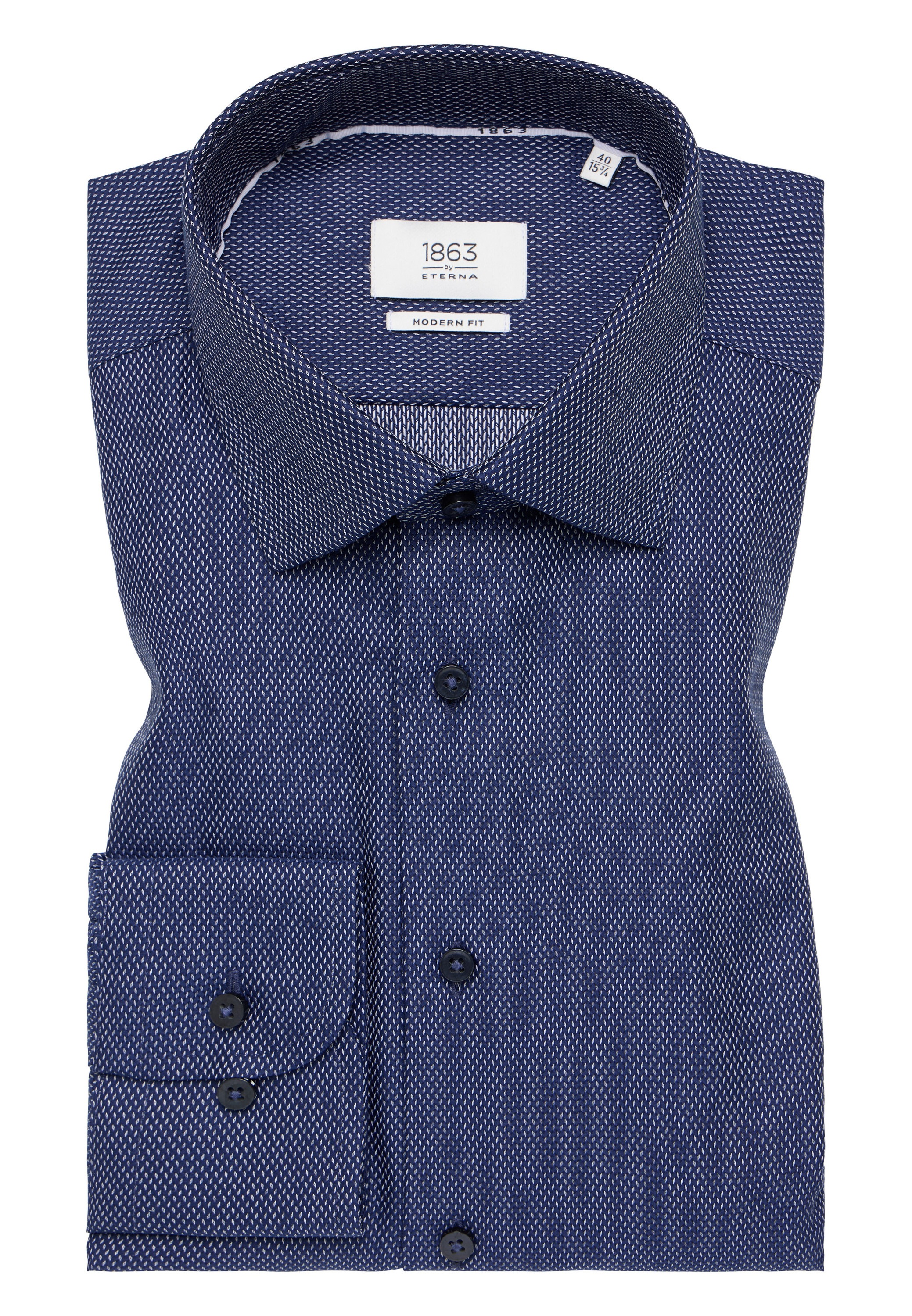 Eterna Langarmhemd »MODERN FIT«, NON IRON (bügelfrei)