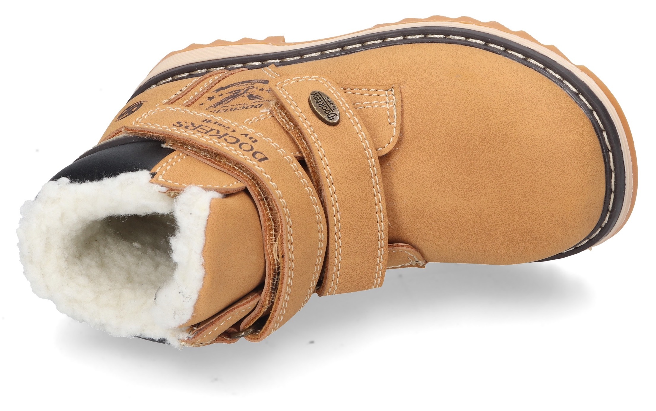 Dockers by Gerli Winterstiefel, Winterstiefel, Klettstiefel, Kinderschuh mit Warmfutter und TEX