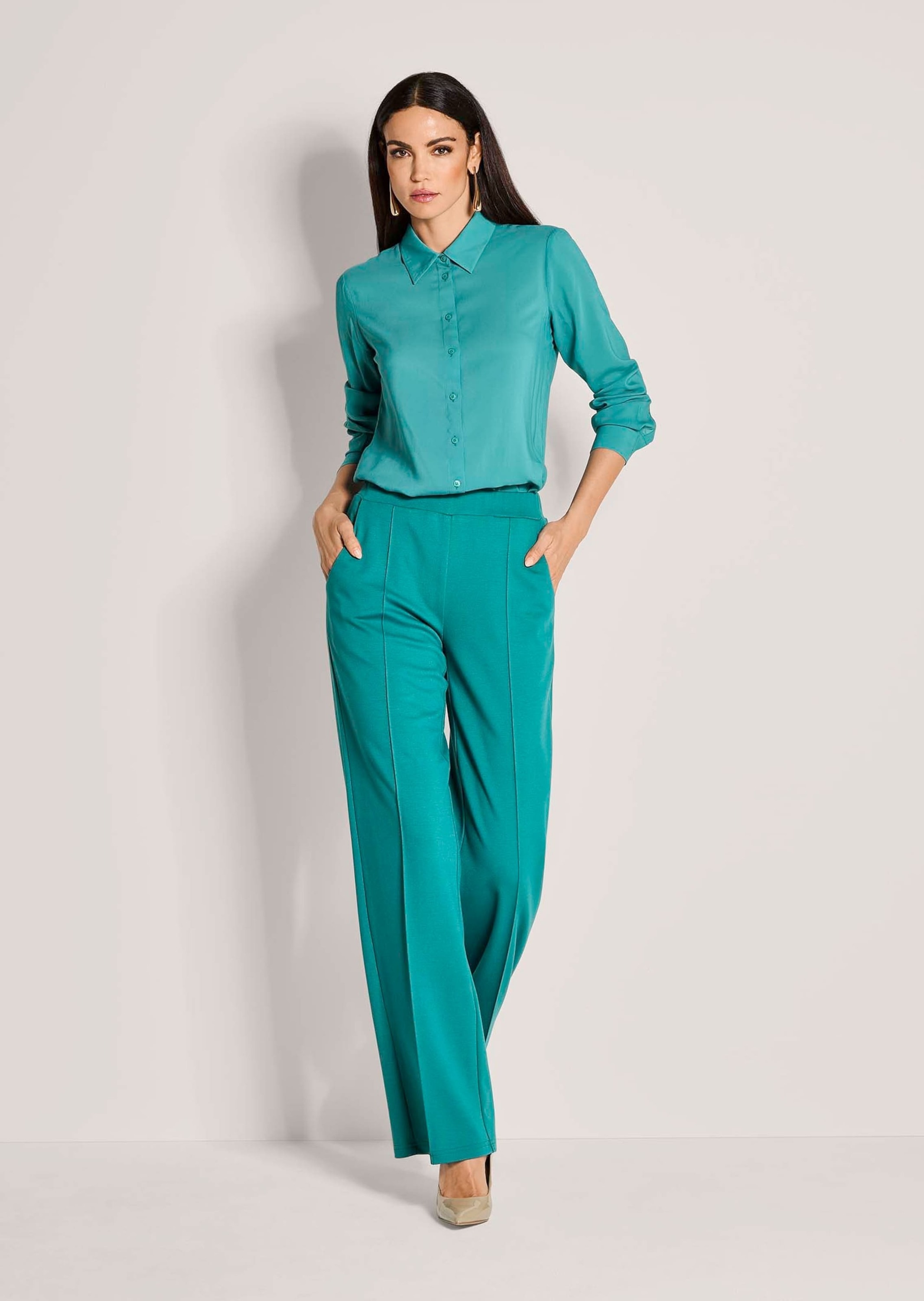 MADELEINE Schlupfhose »Jerseyhose Elegante Stoffhose mit weitem Bein«