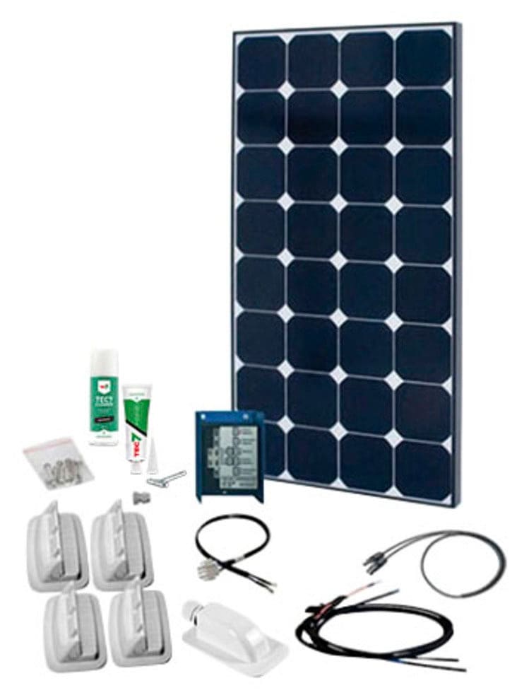 Victron Energy Solaranlage »SPR Caravan Kit, Solar Peak LR1218 120 W« in schwarz-weiß