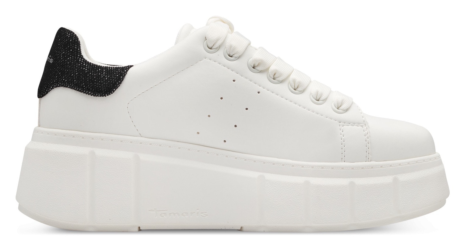 Tamaris Keilsneaker, Freizeitschuh, Halbschuh, Schnürschuh mit gepolstertem Schaftrand