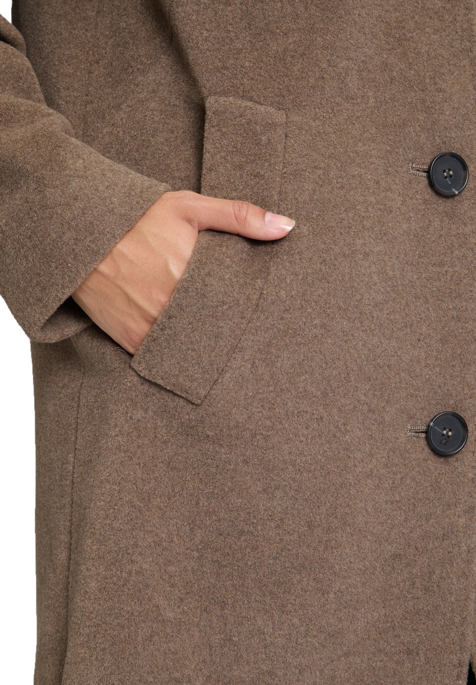 Betty Barclay Wolljacke »Wollmantel mit Kragen«