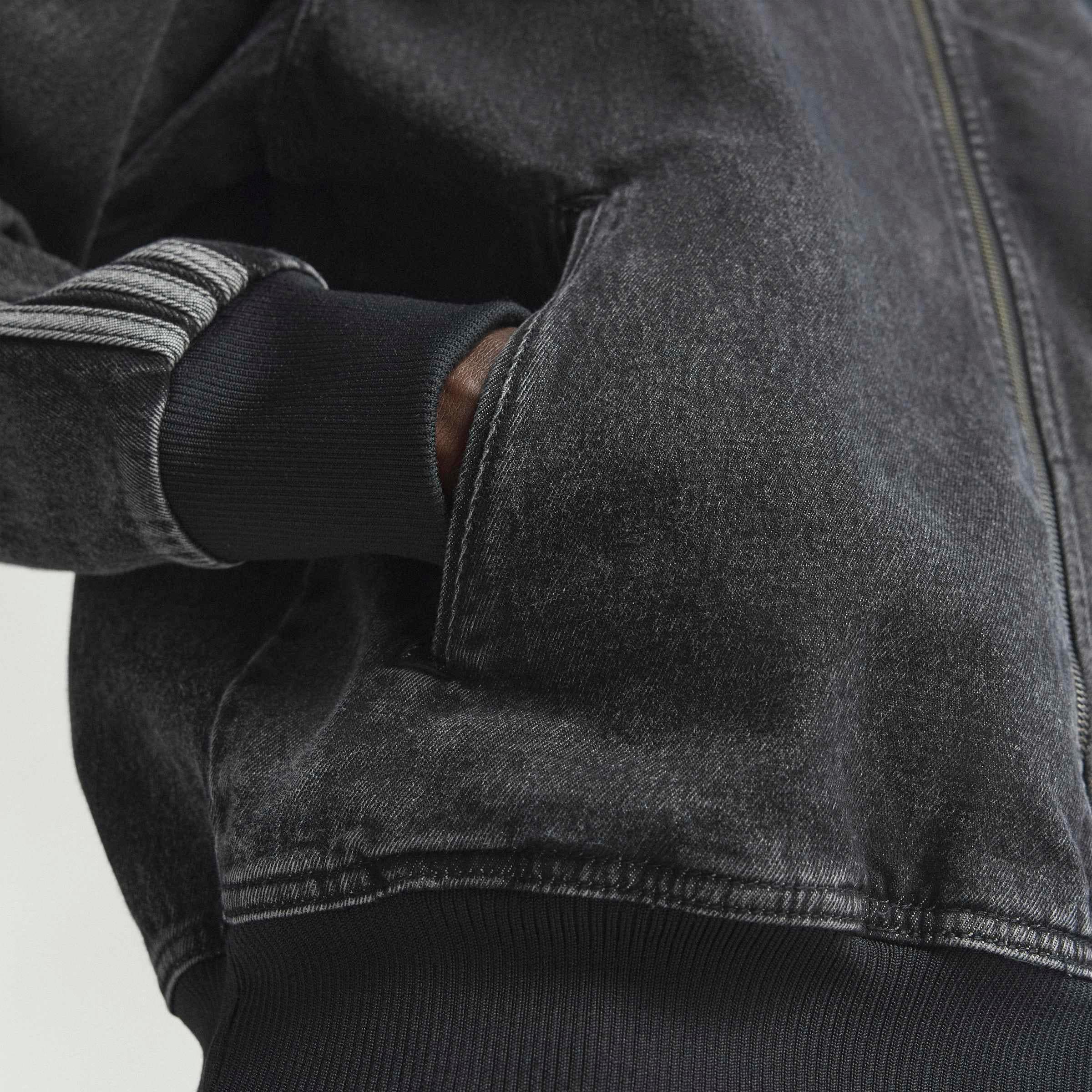 adidas Originals Jeansjacke »DENIM FB TT« mit Reißverschluss, aus Baumwolle
