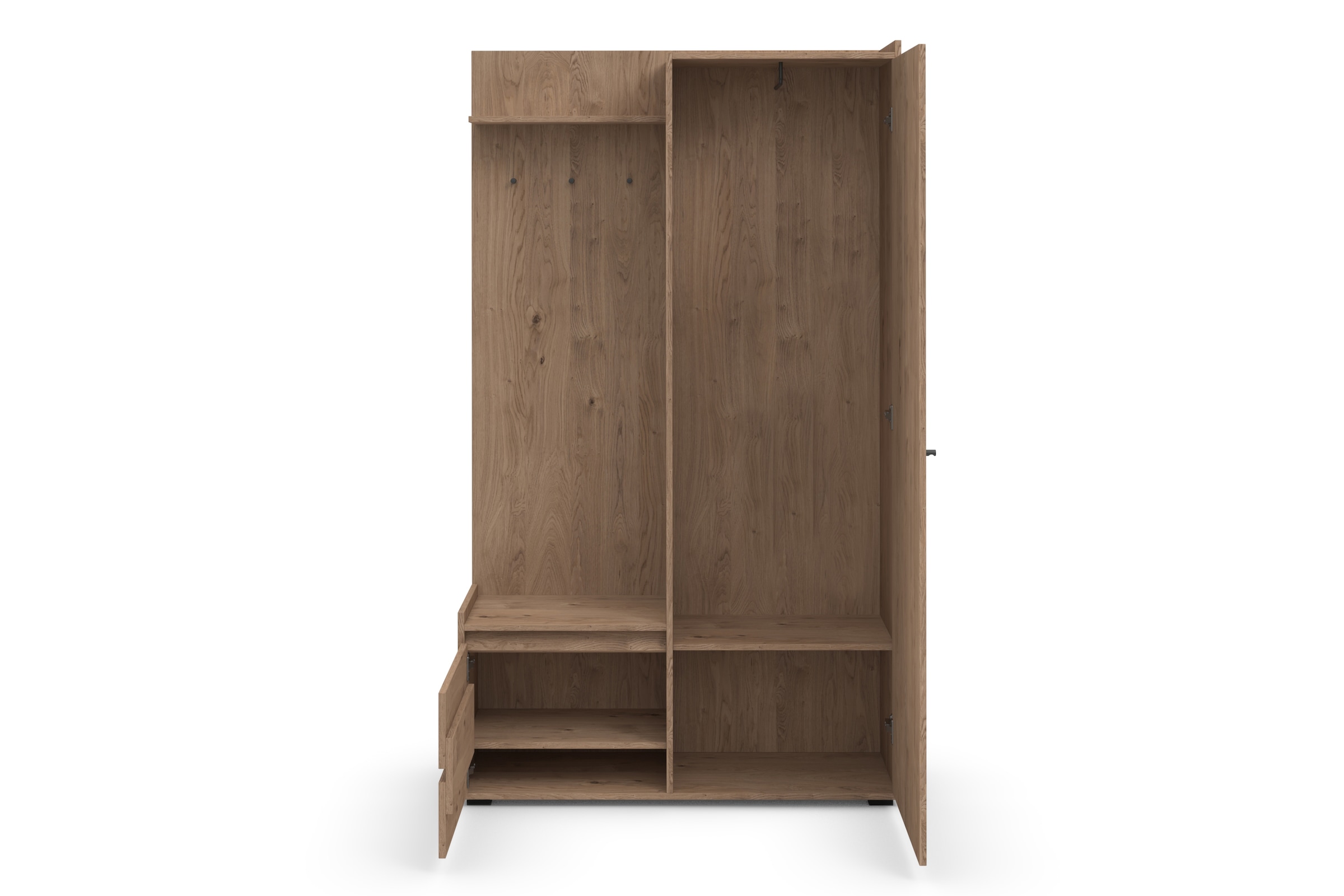 INOSIGN Garderobenschrank »Kosmo«, mit Spiegel Maße 118 x 30 cm, Höhe 190 cm, Breite 110 cm