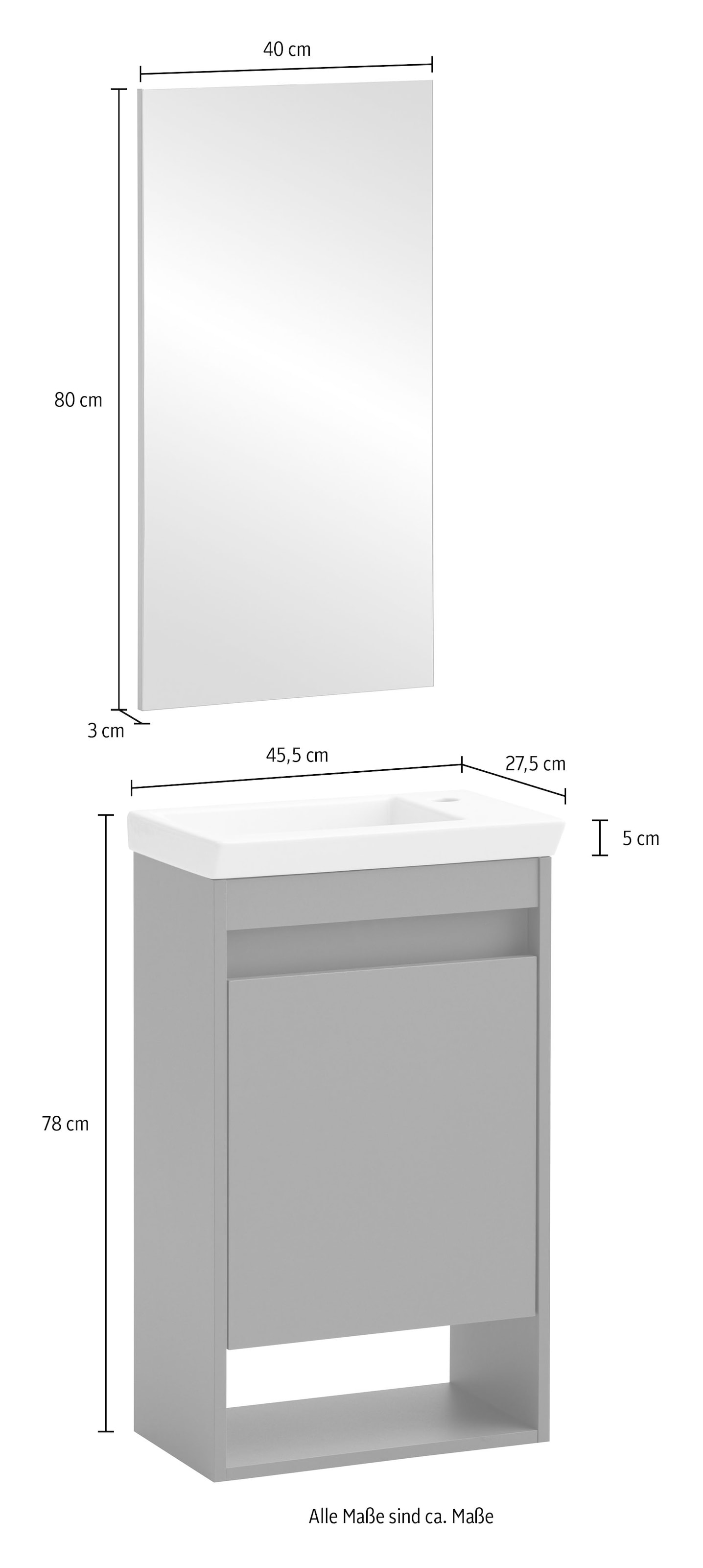 welltime Badezimmer-Set »Avio Badezimmer-Set« 2 Stk. tlg.