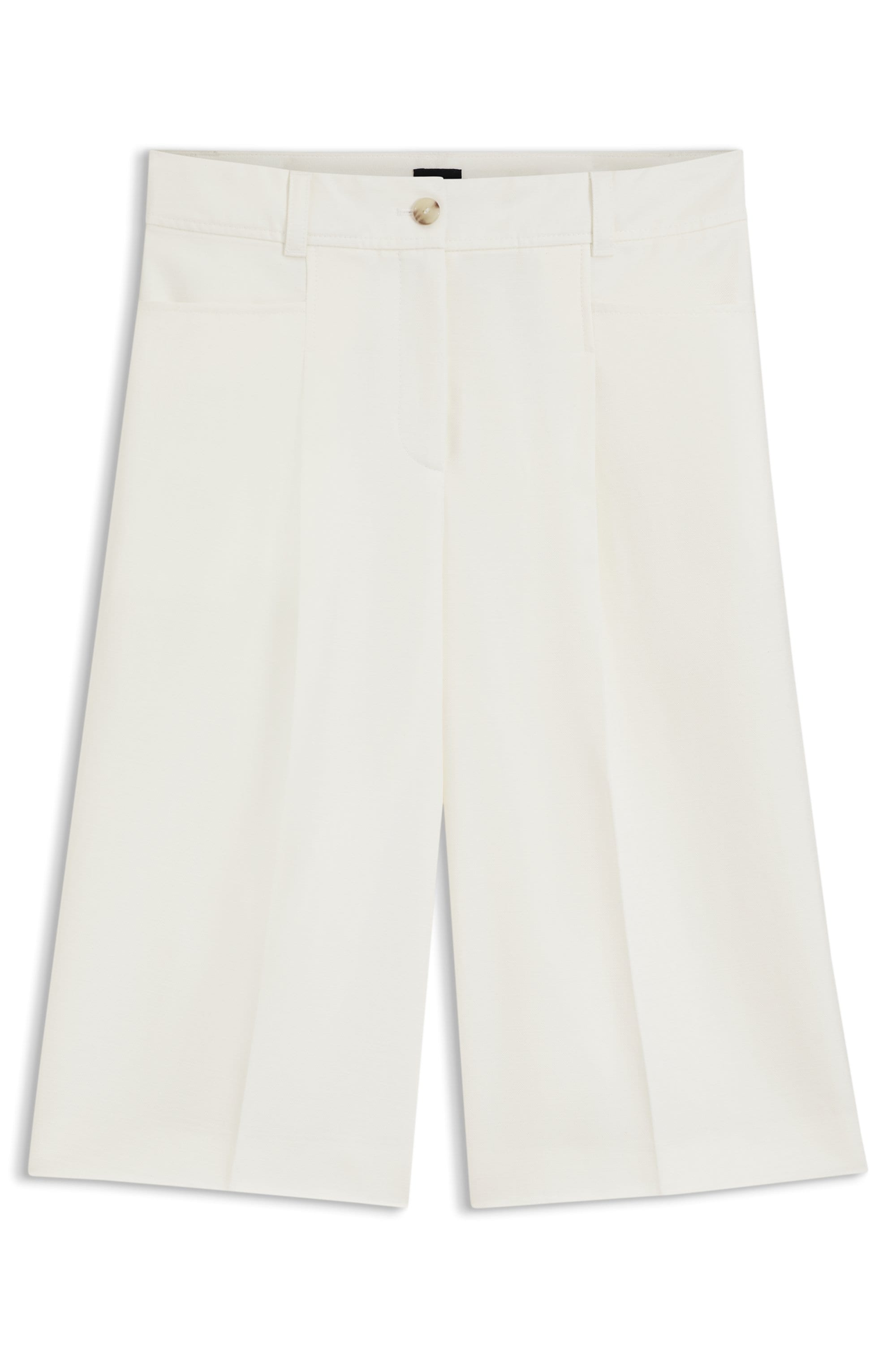 BOSS ORANGE Bermudas »Talarina Premium Damenmode«  aus softem Baumwoll-Leinen-Mix