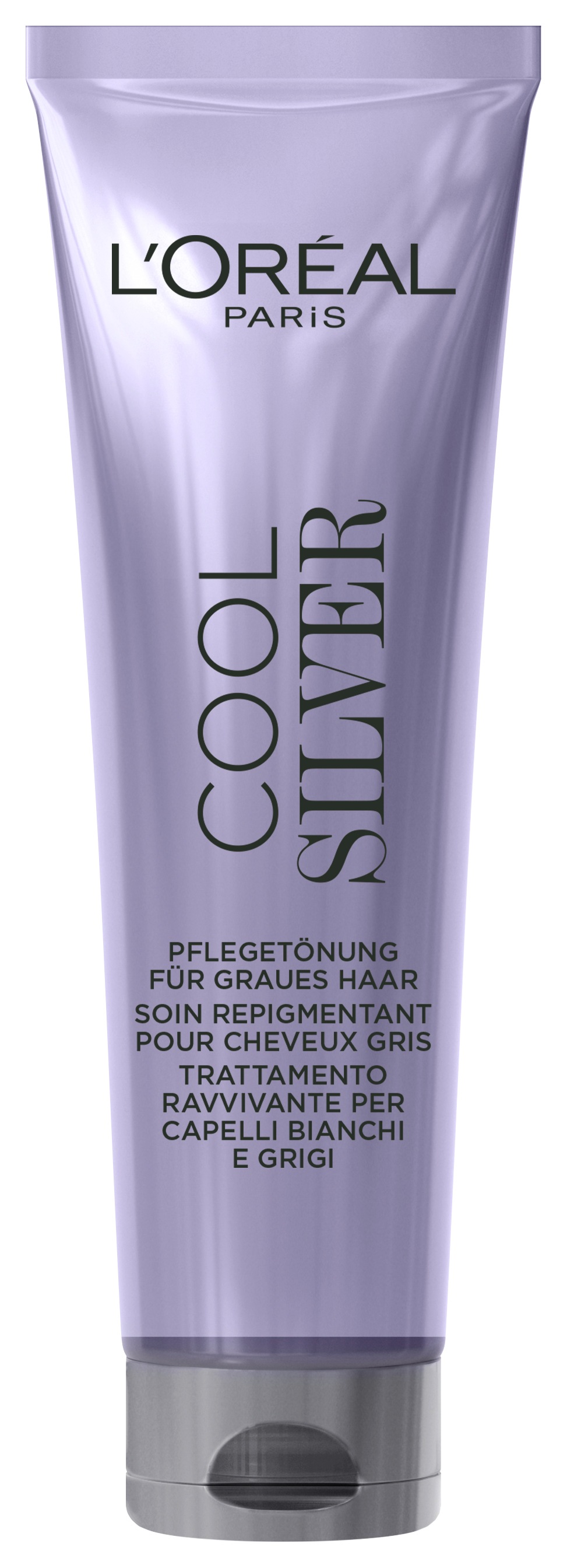 L'ORÉAL PARIS Coloration »L'Oréal Paris Cool Silver Pflegetönung«, Natürlich wirkender Silberglanz für graues Haar, mit Anti-Gelbstich.