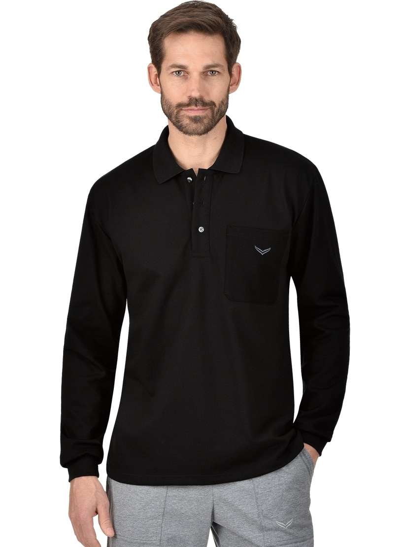 bei »TRIGEMA OTTO online Langarm Poloshirt Baumwolle« aus Trigema Poloshirt kaufen