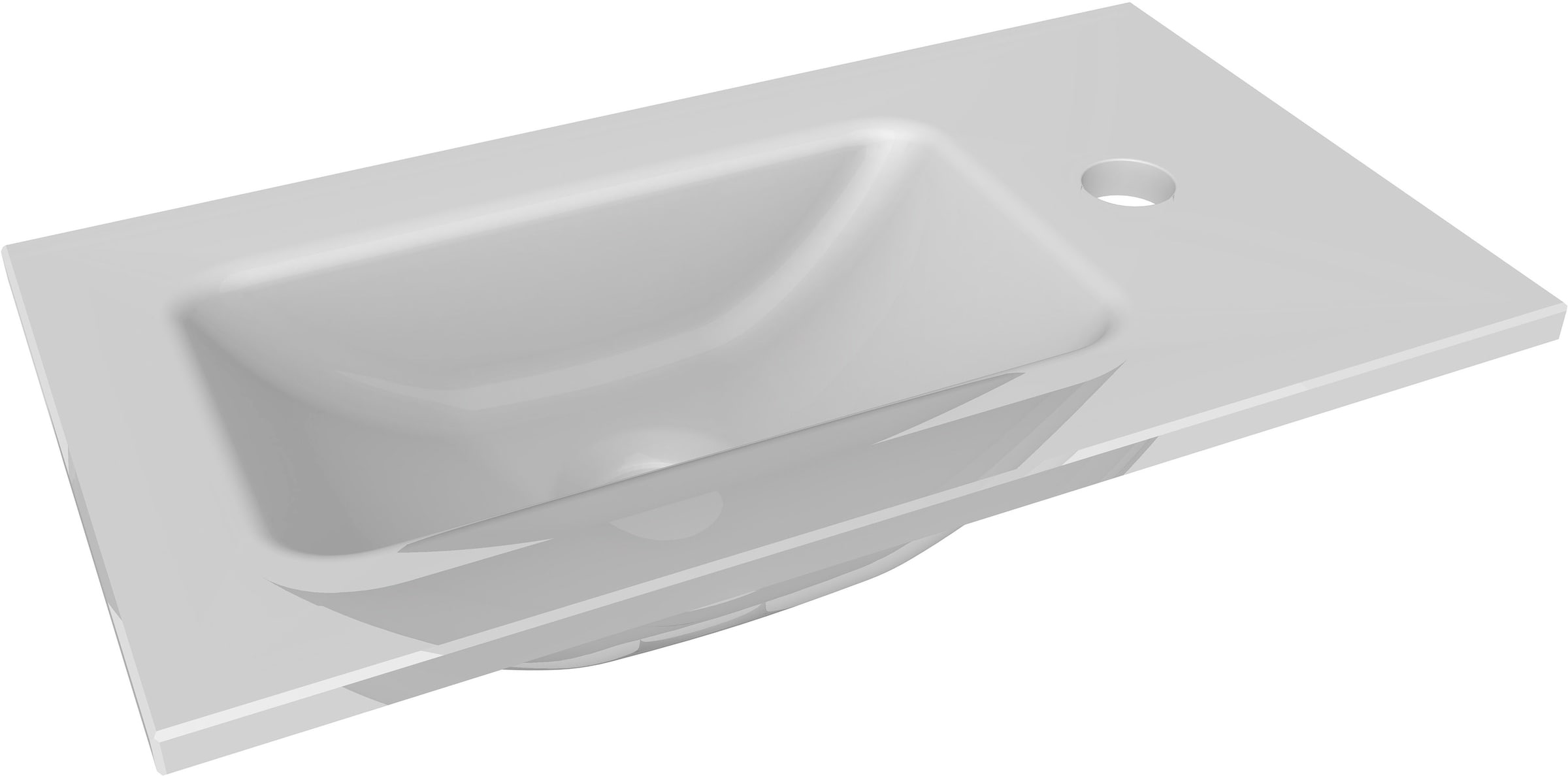 FACKELMANN Waschtisch »SBC« Set, 3 tlg. bestehend aus Becken, Beleuchtung und Unterbau, Breite ca. 45 cm