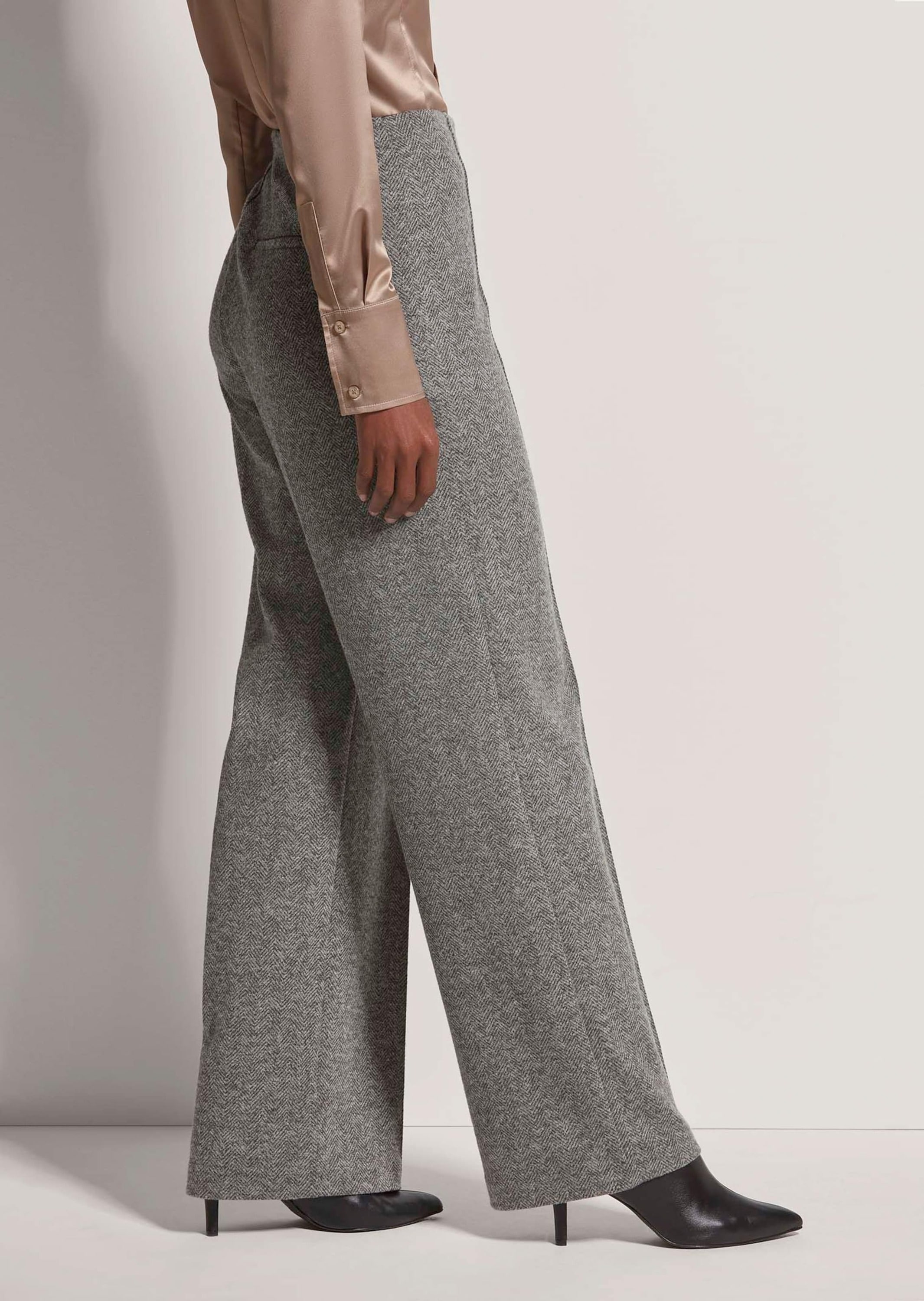 MADELEINE Bügelfaltenhose »Palazzohose Palazzohose mit weitem Bein«