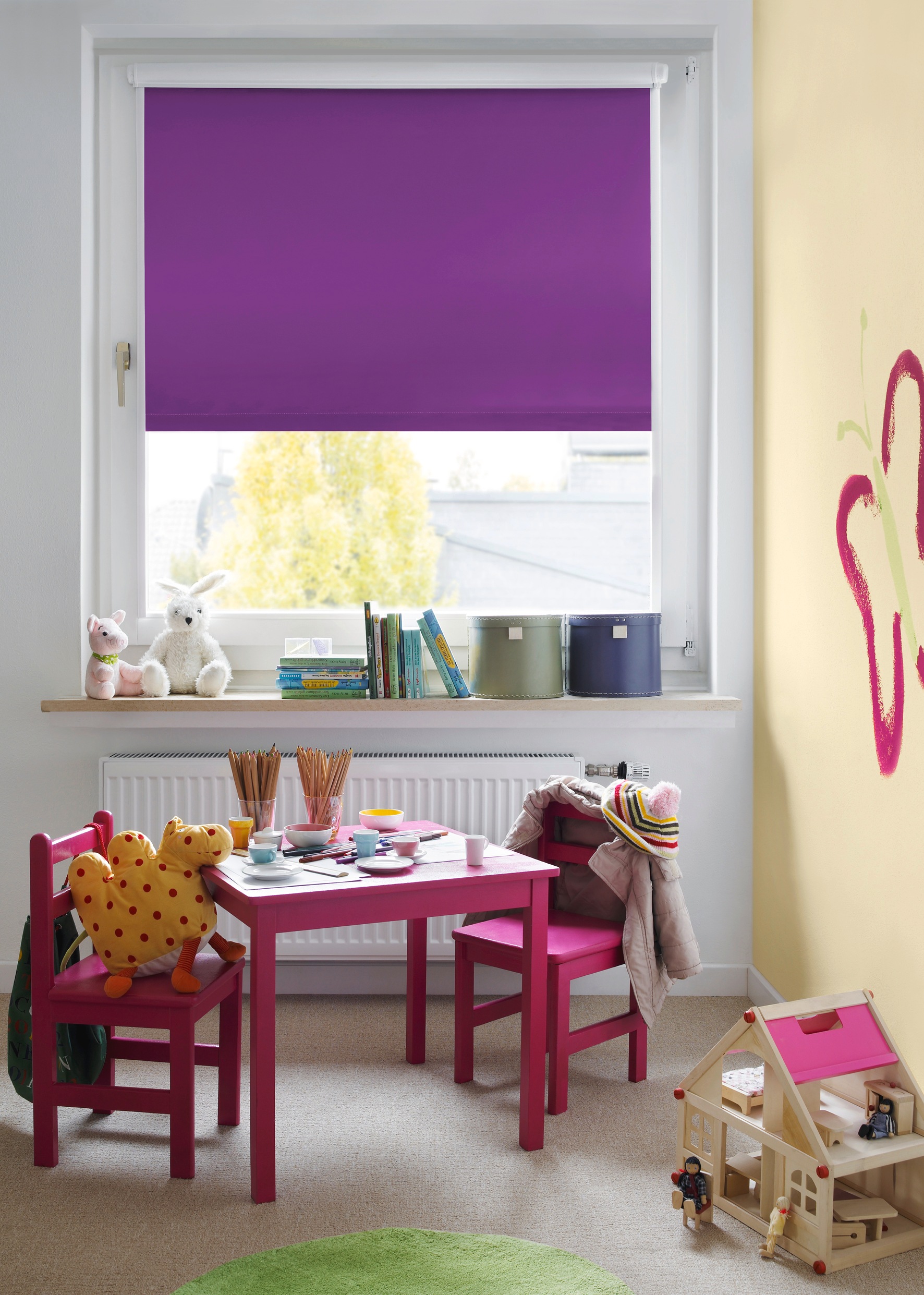 GARDINIA Seitenzugrollo »EASYFIX Rollo Thermo ENERGIESPAREND« verdunkelnd Sichtschutz | energiesparend mit Bohren/ohne Bohren freihängend abdunkelnd mit Thermobeschichtung