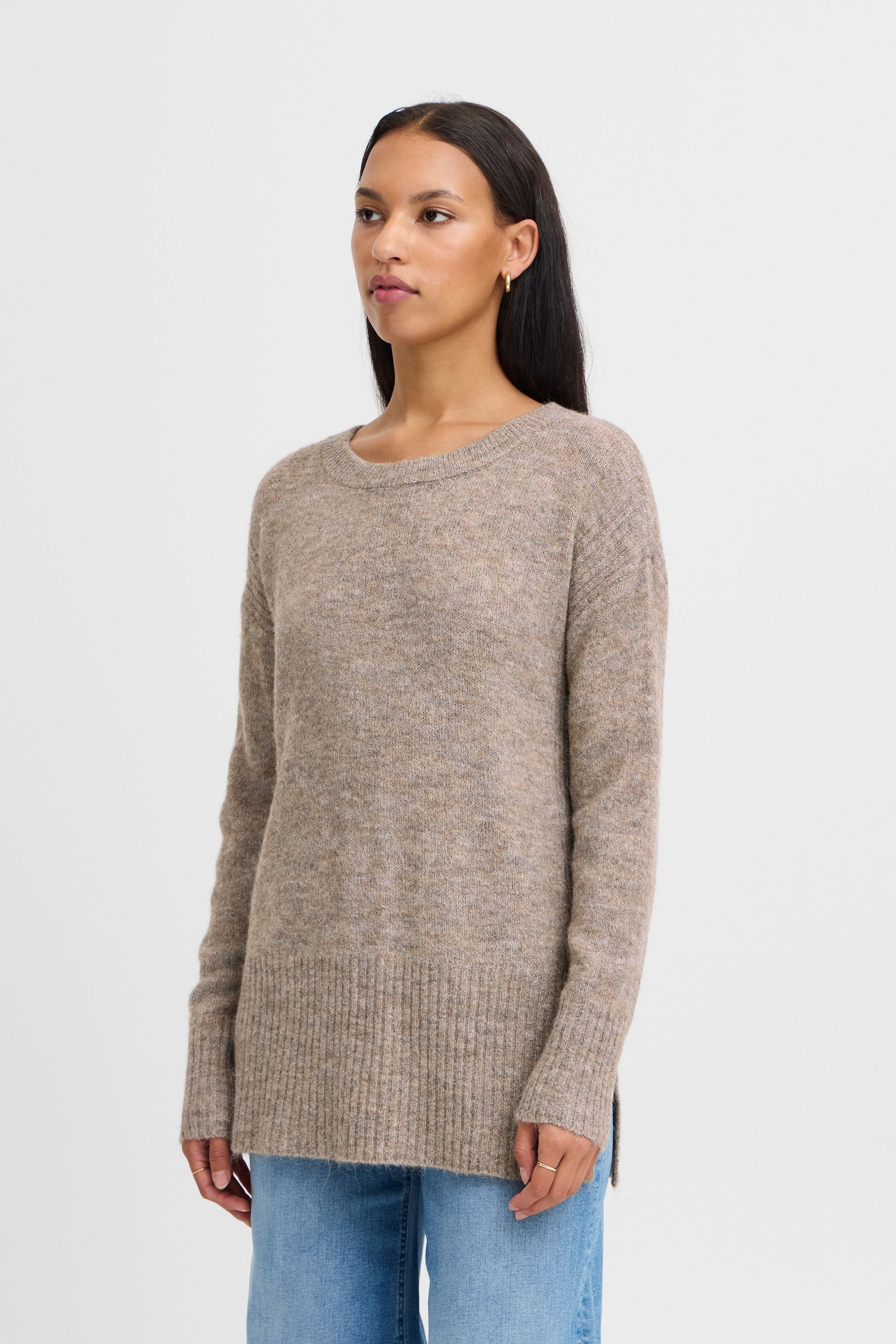 Ichi Strickfleece-Pullover »Strickpullover IHKamara«