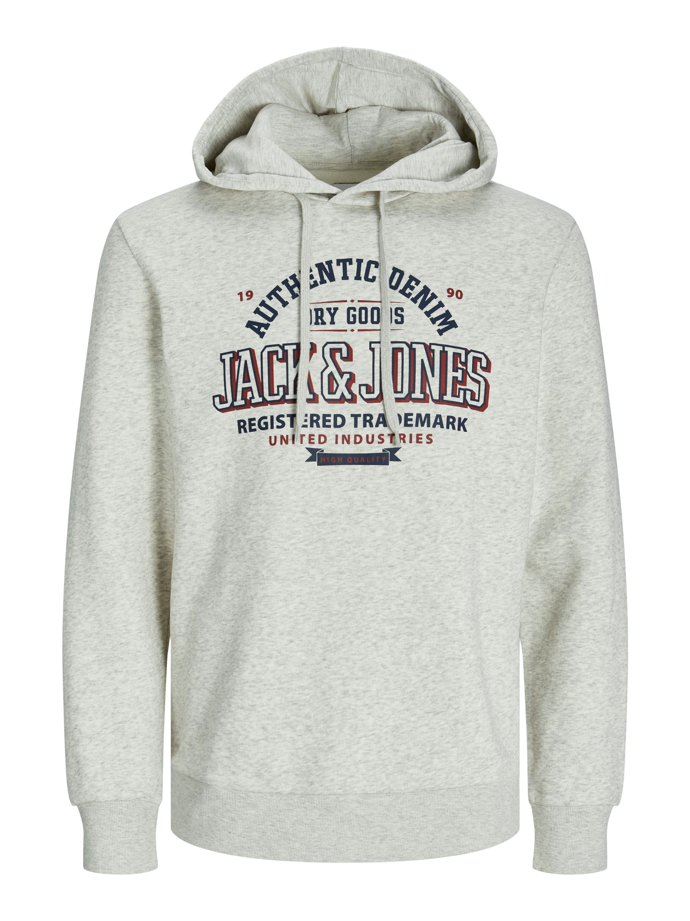 Jack & Jones PlusSize Hoodie »JJELOGO SWEAT HOOD 2 COL 24/25 NOOS PLS«, mit Logo Frontprint