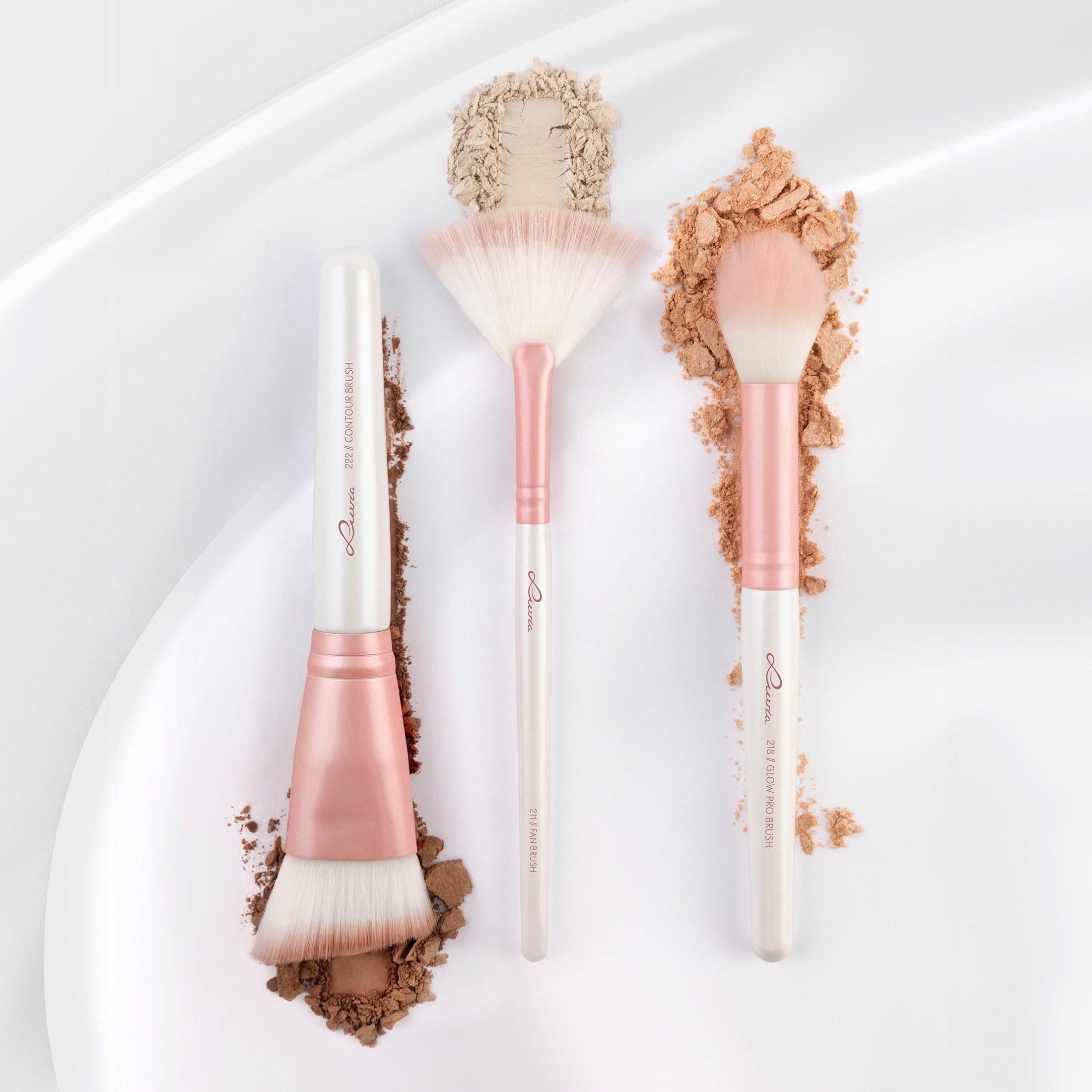 Luvia Cosmetics Kosmetikpinsel-Set »Highlight and Contour«, (3 tlg.) kaufen  bei OTTO